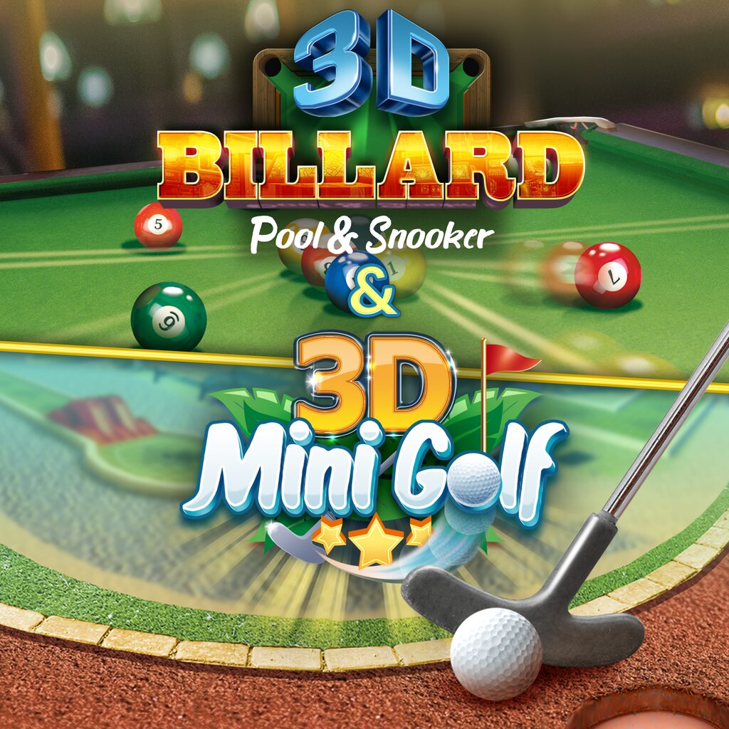 3D Billiards & 3D MiniGolf Bundle