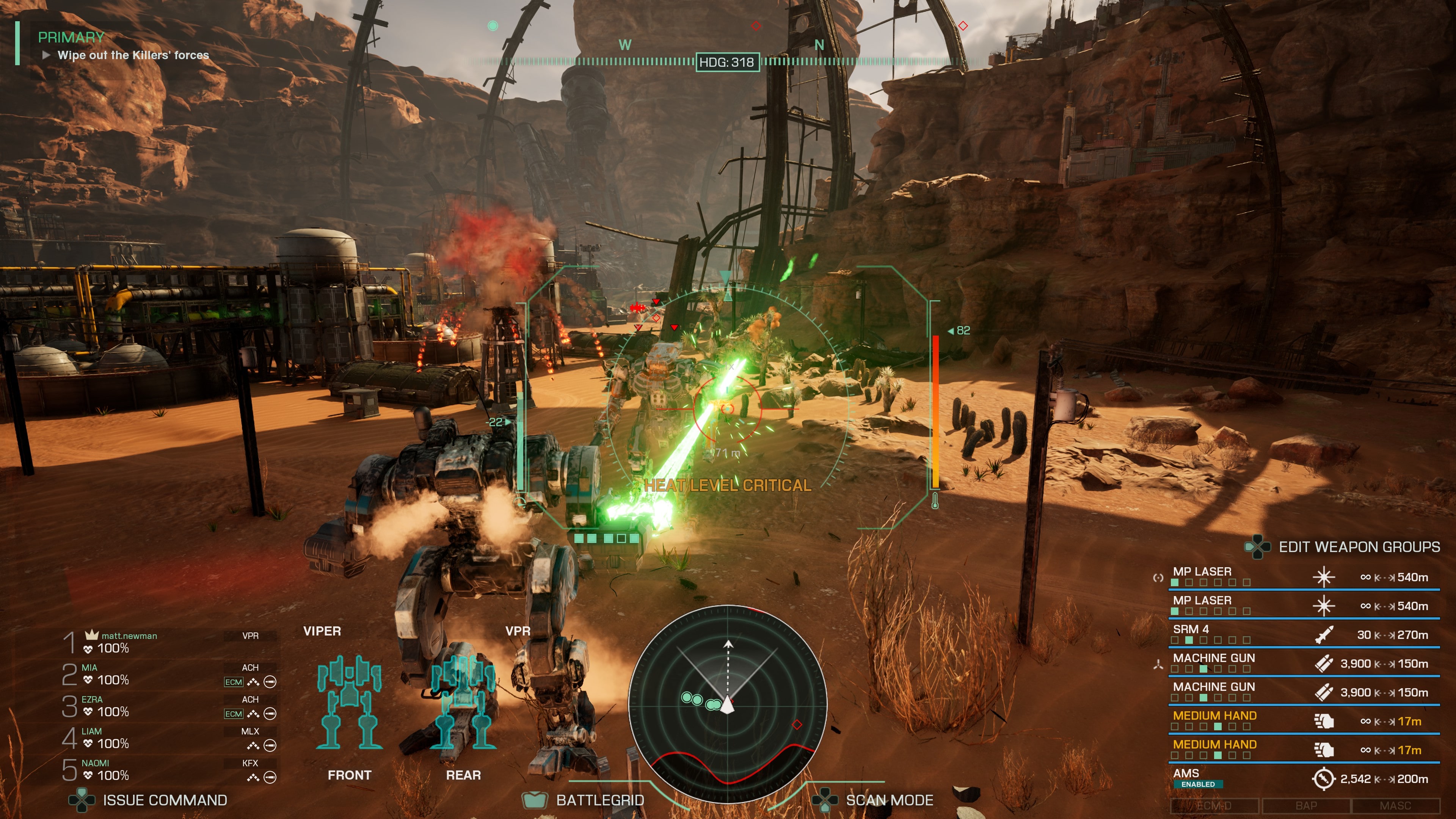 #3. MechWarrior 5: Clans (PlayStation) 由: Piranha Games Inc.
