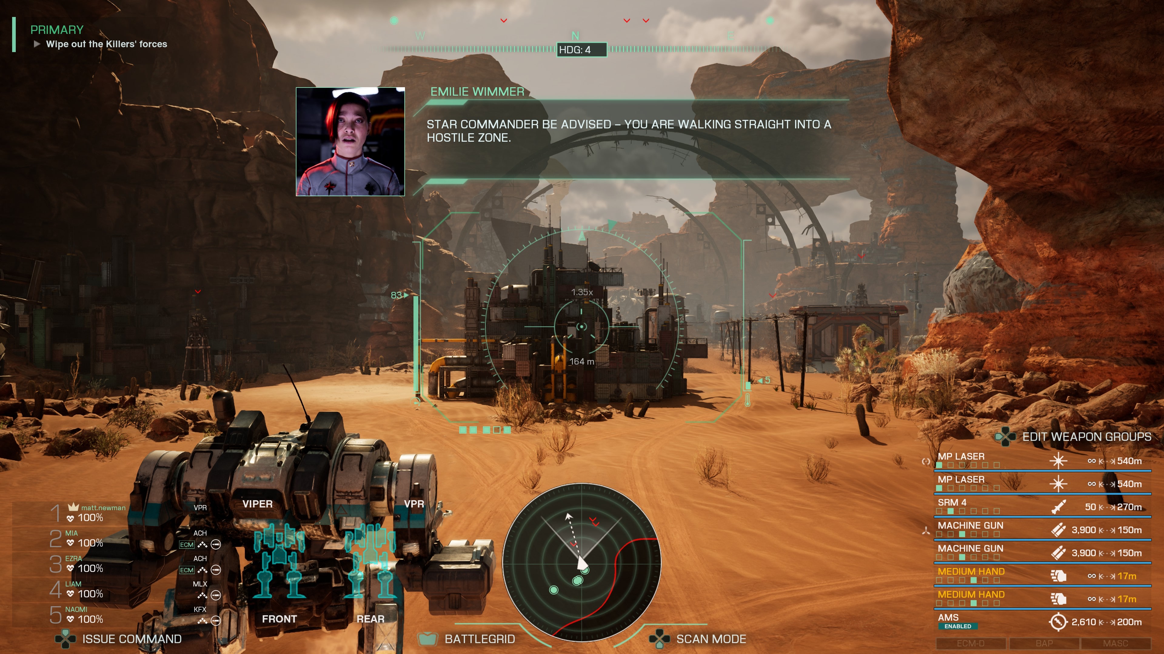#2. MechWarrior 5: Clans (PlayStation) 由: Piranha Games Inc.