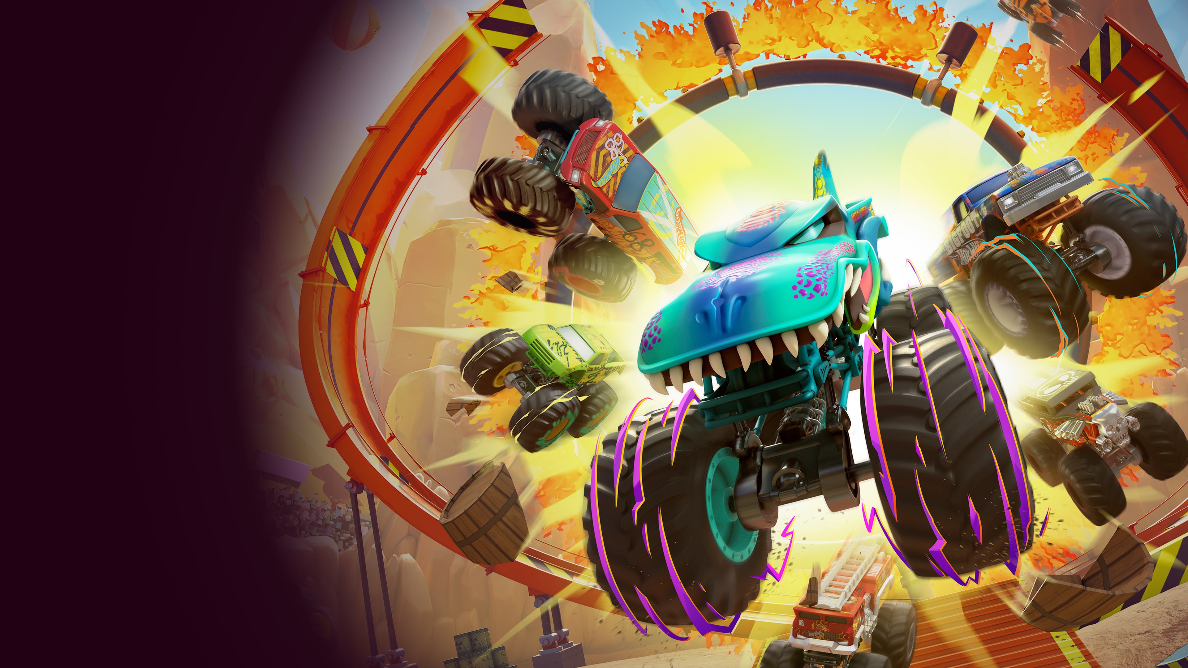 Hot Wheels Monster Trucks Stunt Mayhem™ Deluxe Edition