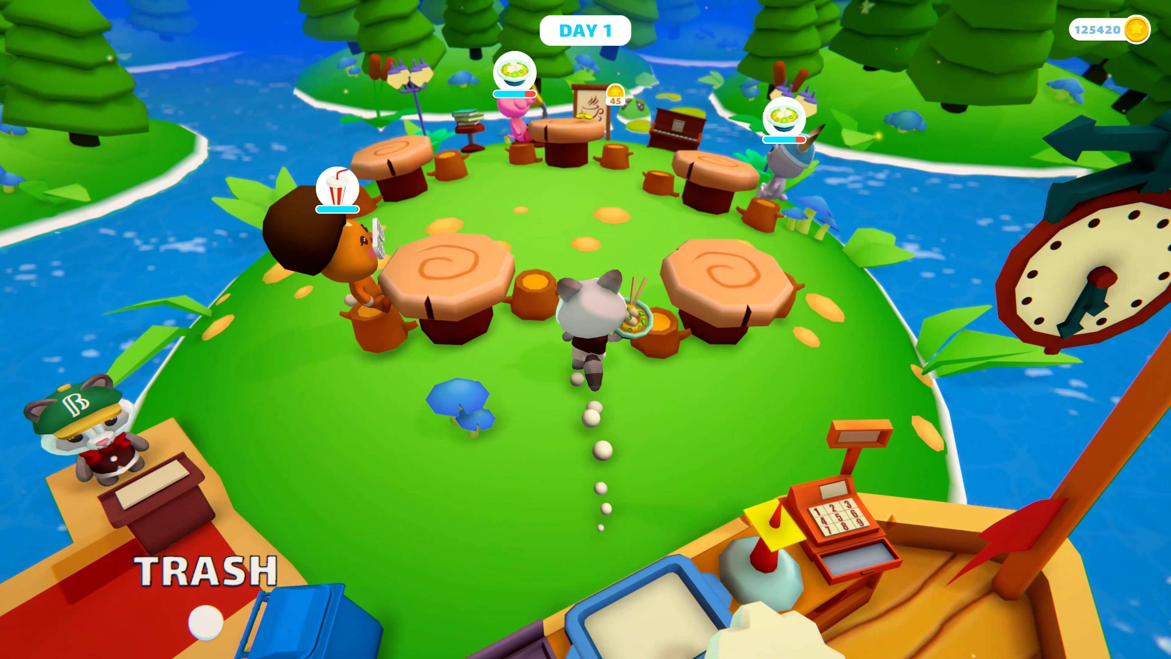 #7. Forest Cafe Simulator (PlayStation) Podle: NOSTRA GAMES LTD