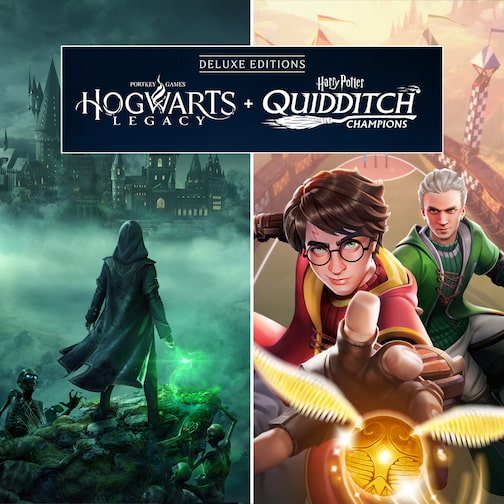 Hogwarts Legacy + Harry Potter: Quidditch Champions Deluxe Editions Bundle cover image