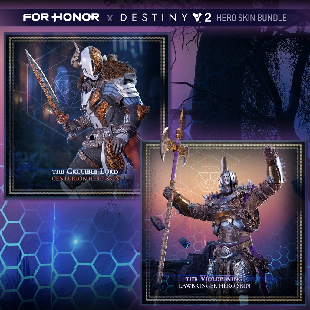Violet King & Crucible Lord - Hero Skin Bundle - FOR HONOR