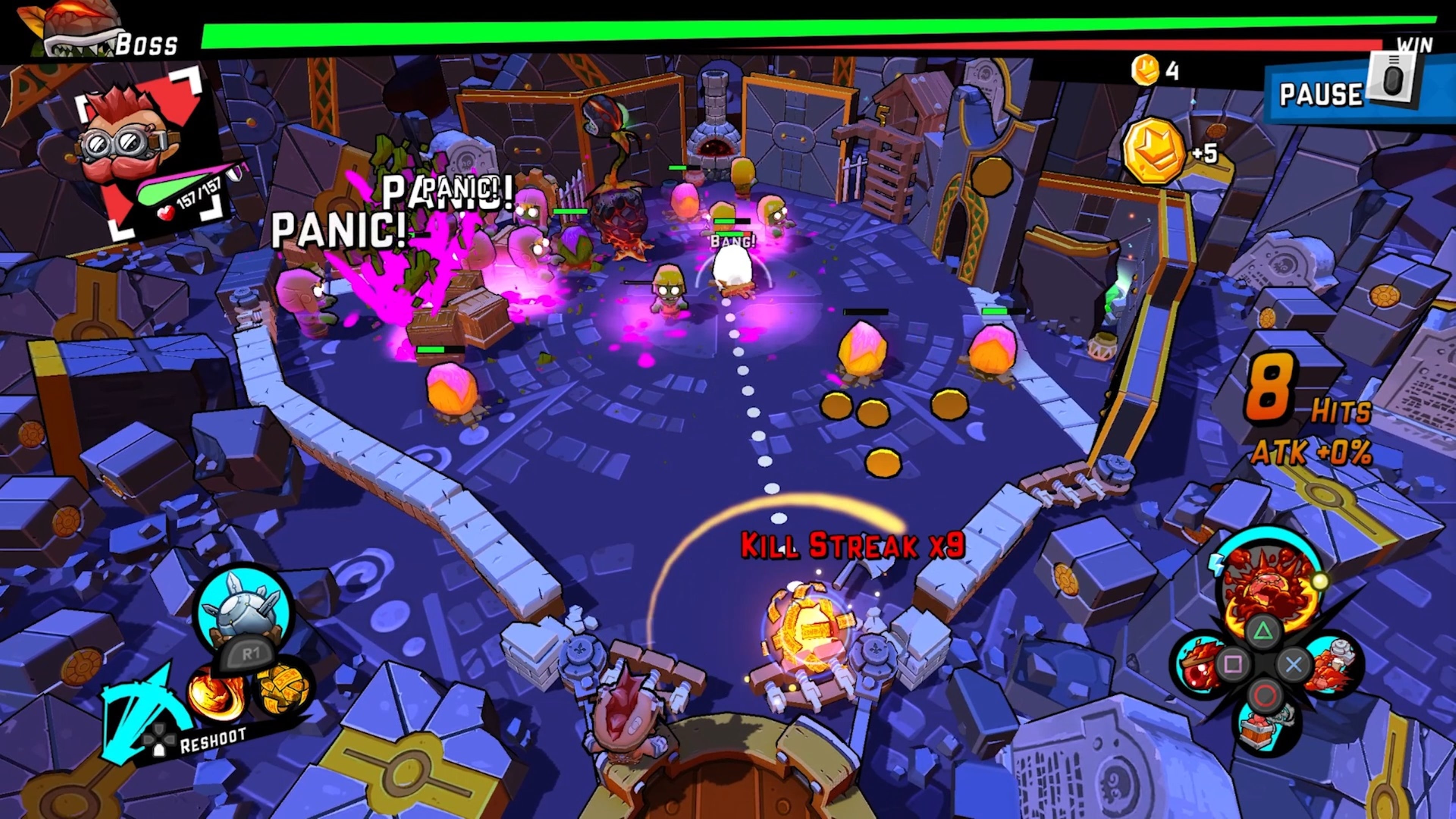 #3. Zombie Rollerz: Pinball Heroes (PlayStation) بواسطة: Daedalic Entertainment GmbH