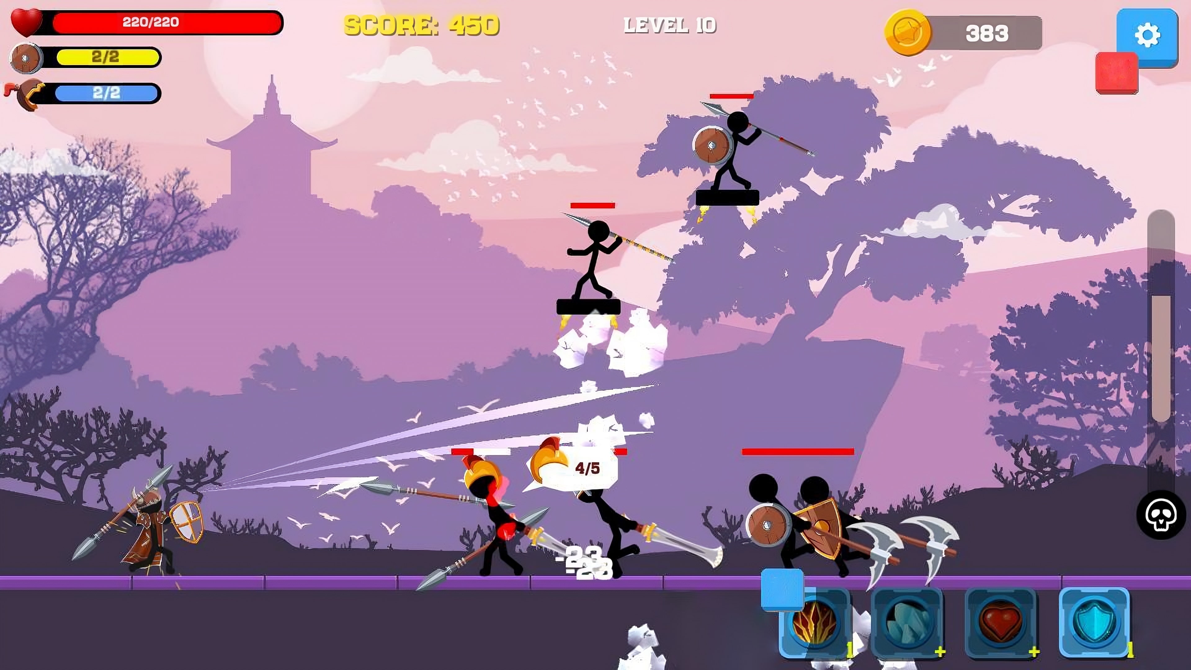 #1. Stickman: Far East Battle (PlayStation) By: Gametry sp. z o. o.