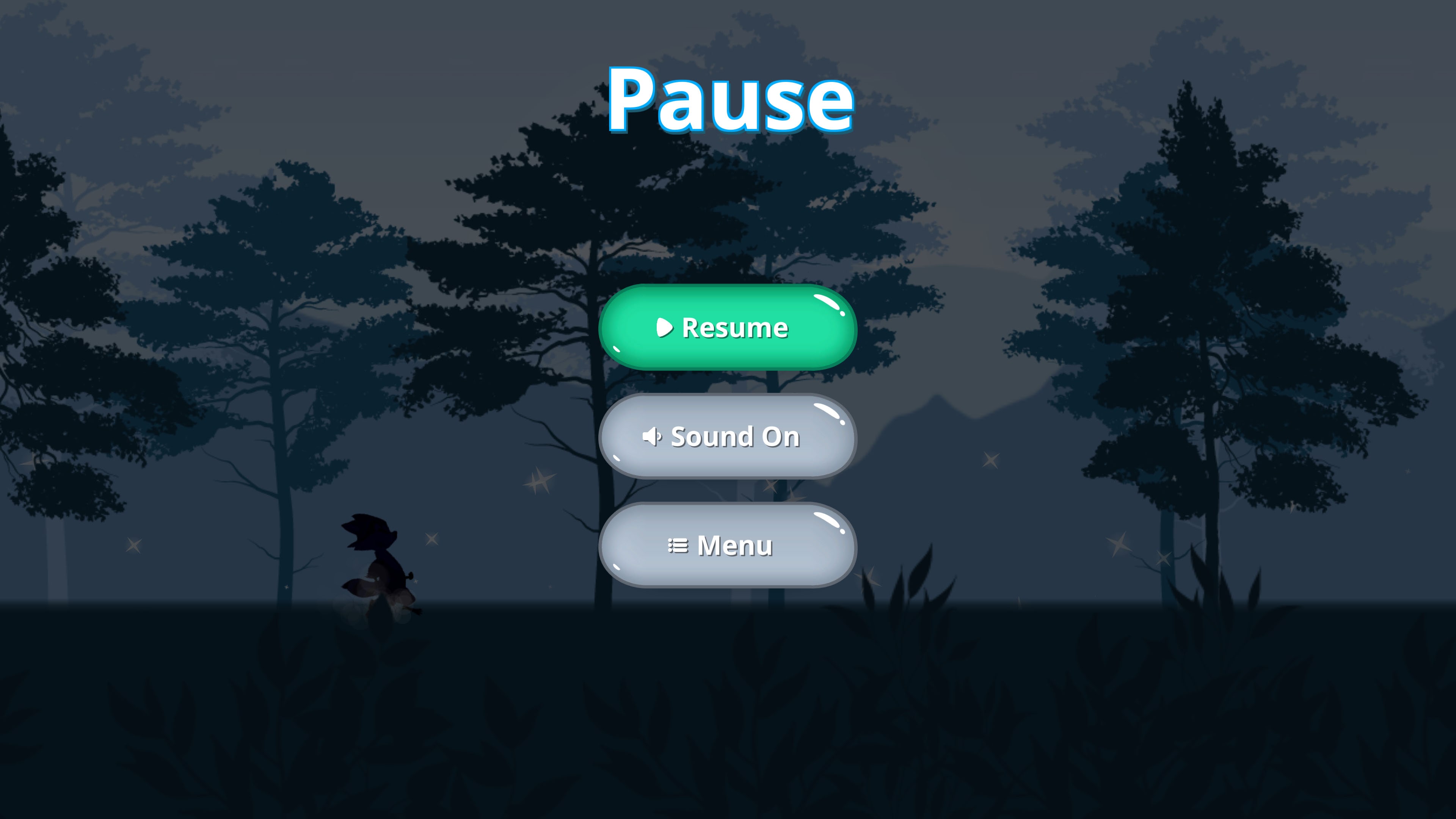 Dark Fox Infinity Runner — Геймплейный фрагмент