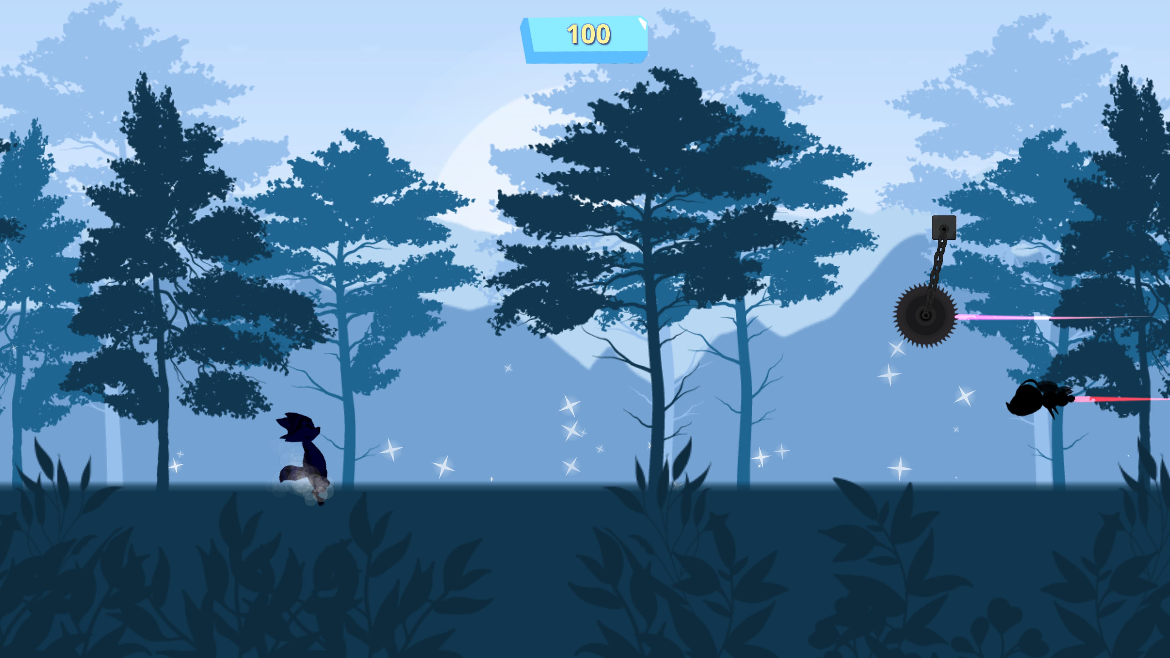 Dark Fox Infinity Runner — Геймплейный кадр