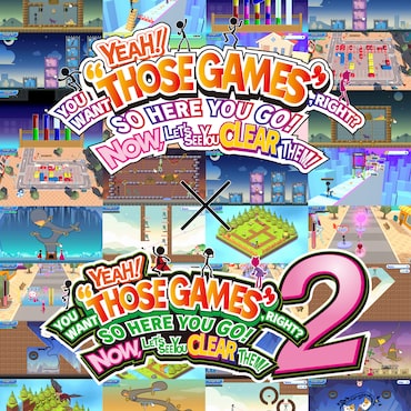 YEAH! YOU WANT "THOSE GAMES," RIGHT? SO HERE YOU GO! NOW, LET'S SEE YOU CLEAR THEM! 1+2 cover image