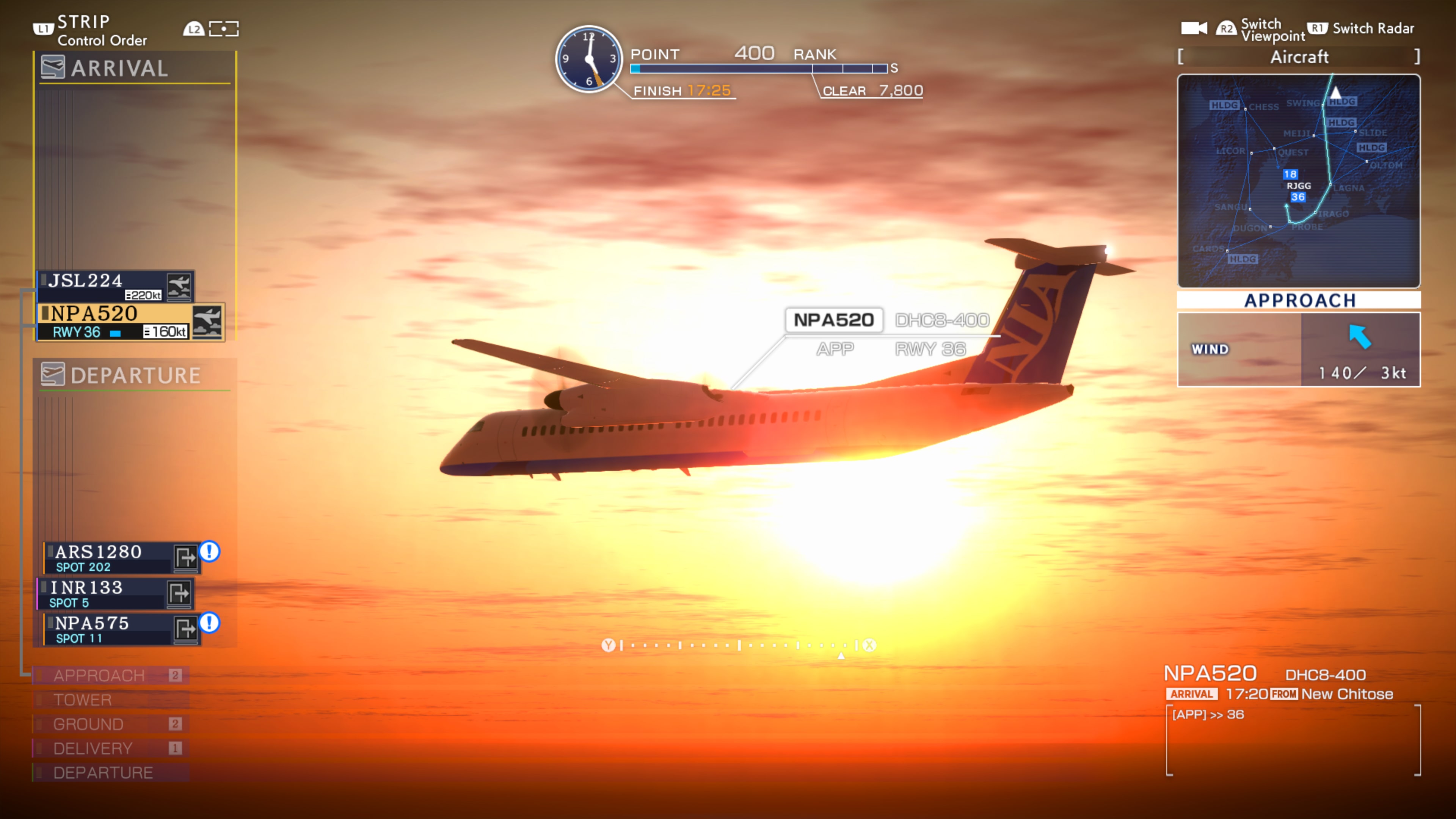 #3. I am an Air Traffic Controller AIRPORT HERO Centrair 20TH ANNIVERSARY (PlayStation) 来自: Sonic Powered Co. LTD