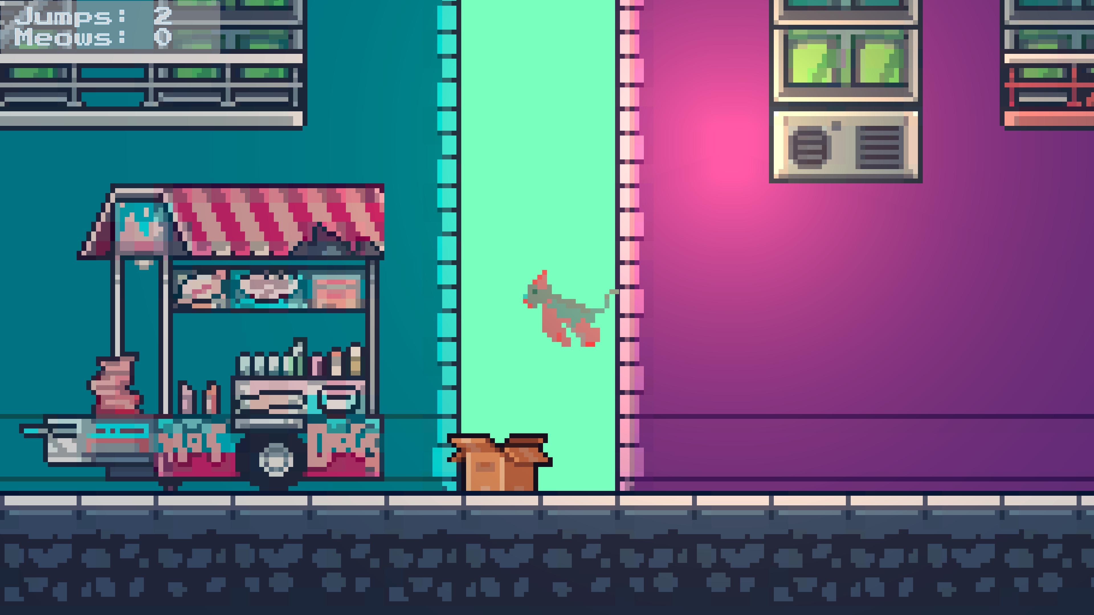 #3. Rooftop Rascal: The Glitch Cat (PlayStation) Bởi: Christian Marcell de Oliveira trading as chroda