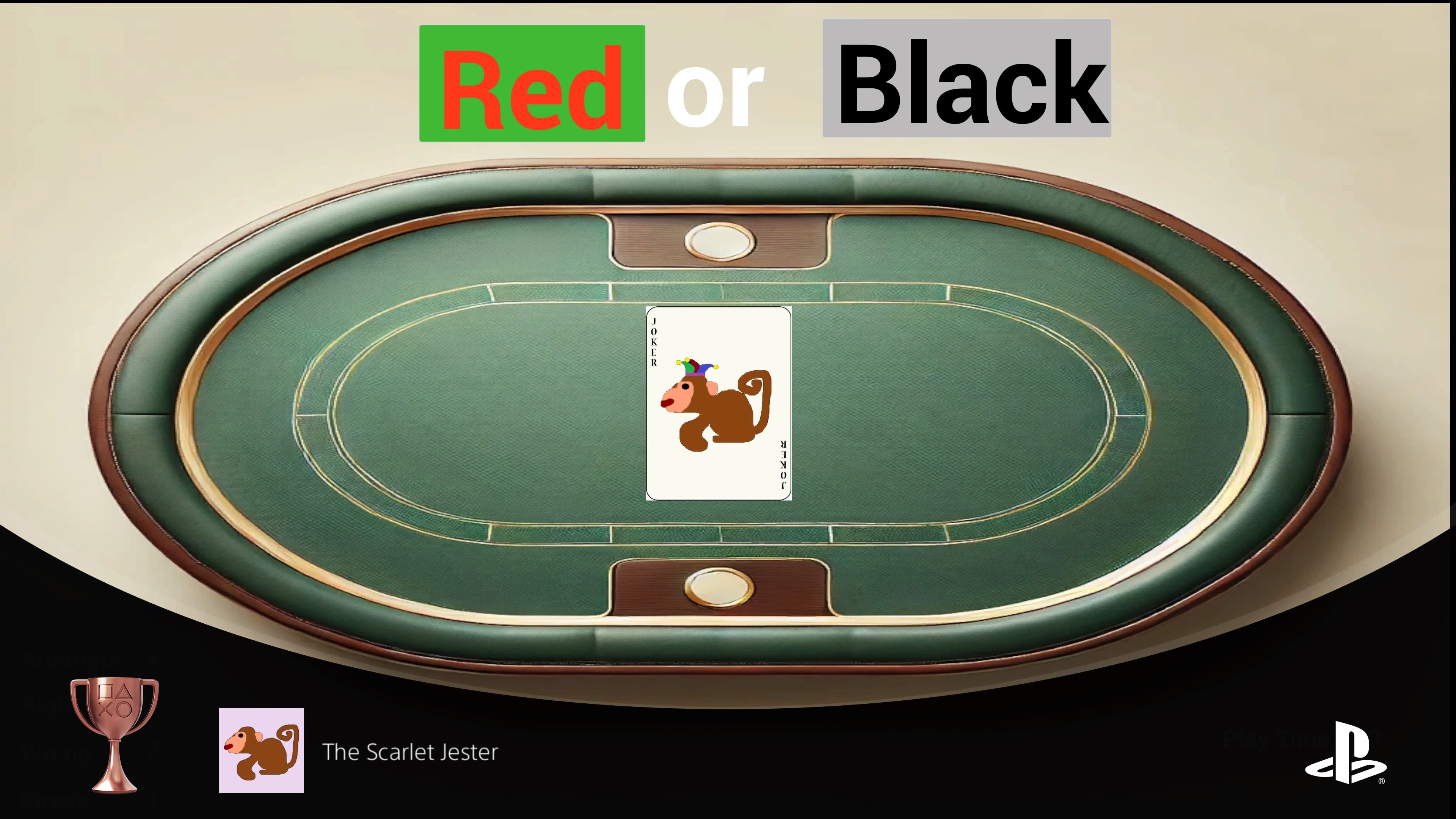 #3. Card Guesser: Red or Black (PlayStation) Podle: GGMUKS INC.