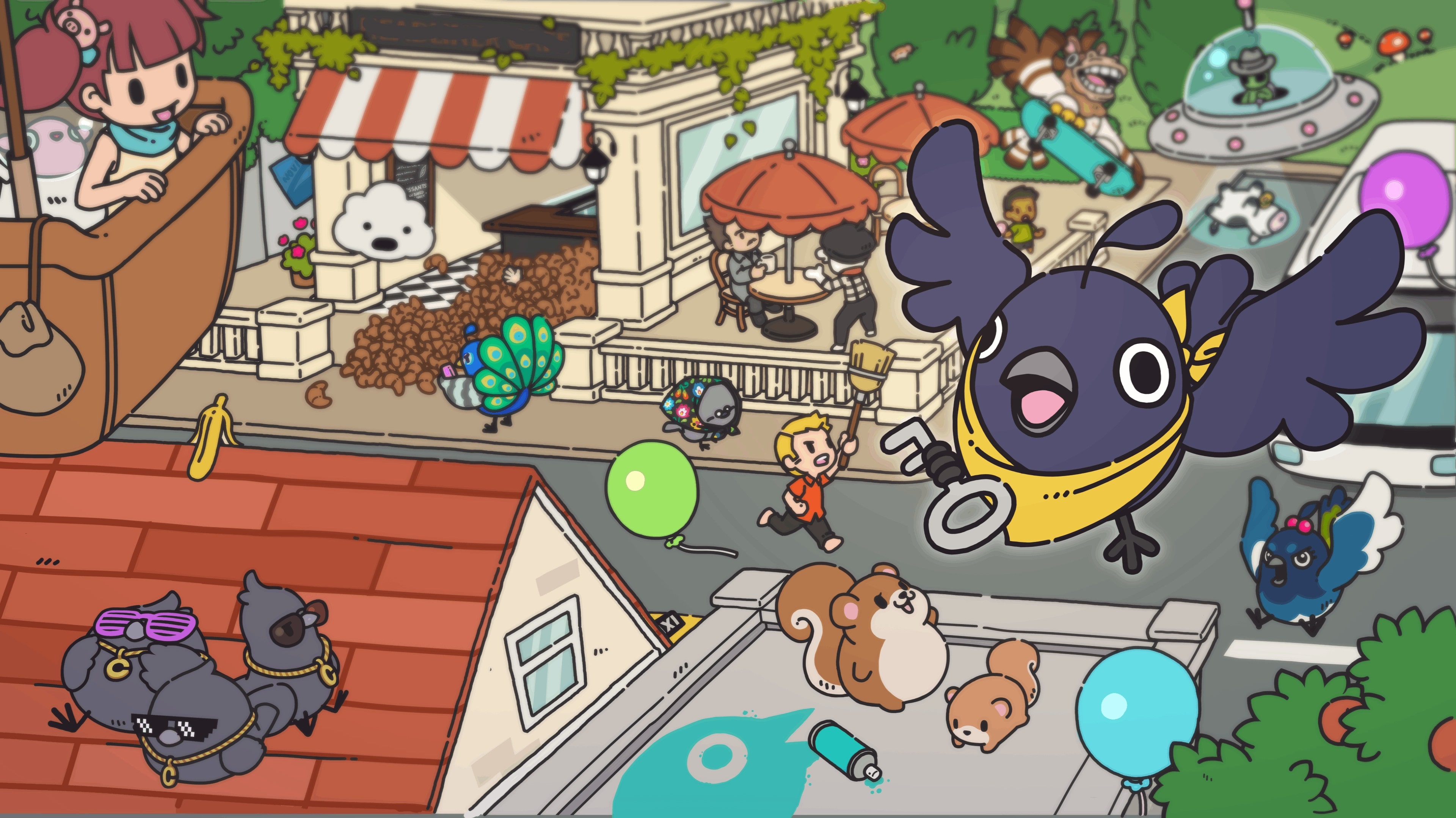 O gato que enganou a todos debaixo d'água, image size:3840x2160