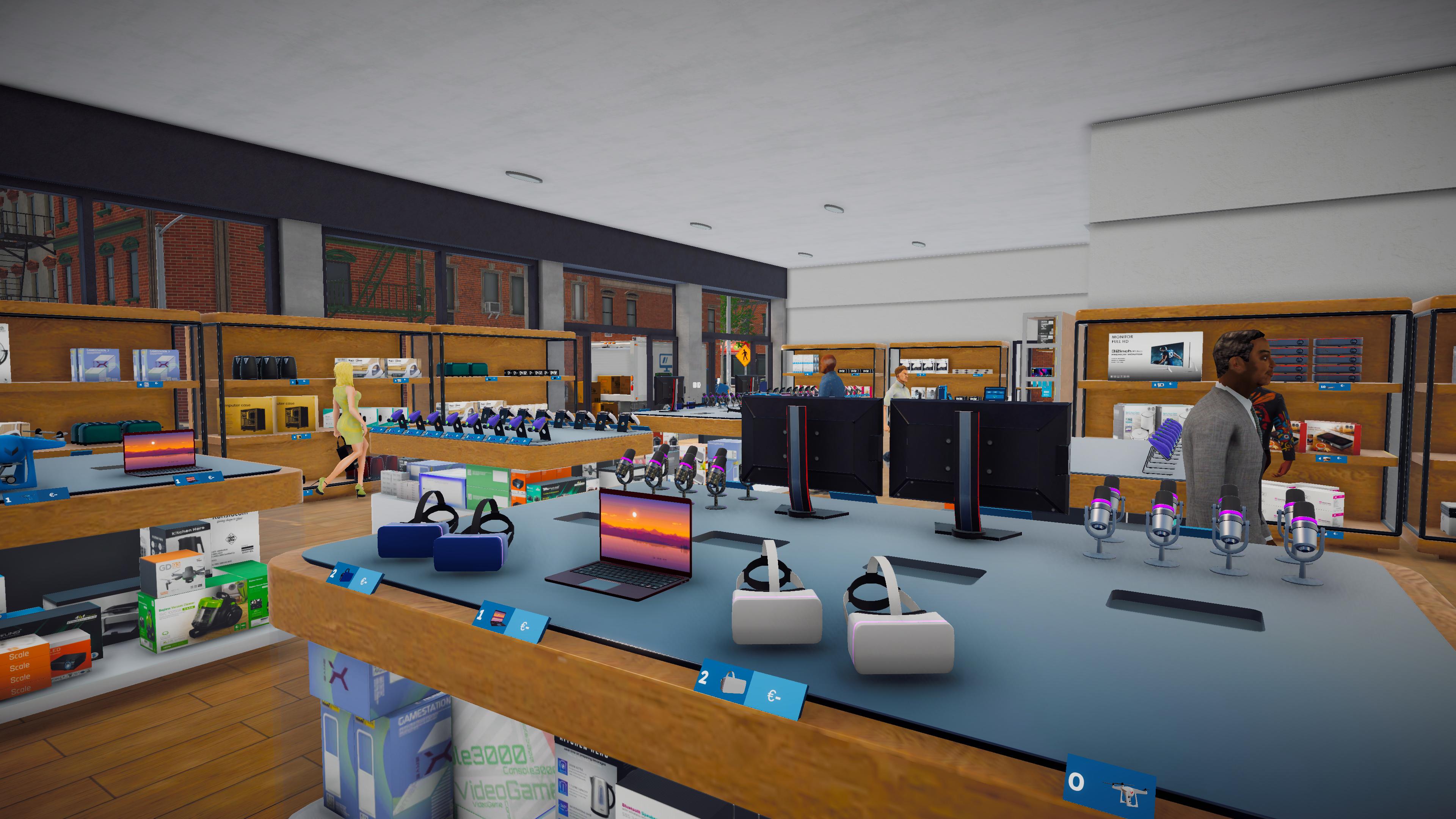 #2. Electronics Supermarket Simulator (PlayStation) Bởi: MIDNIGHT GAMES S.R.L