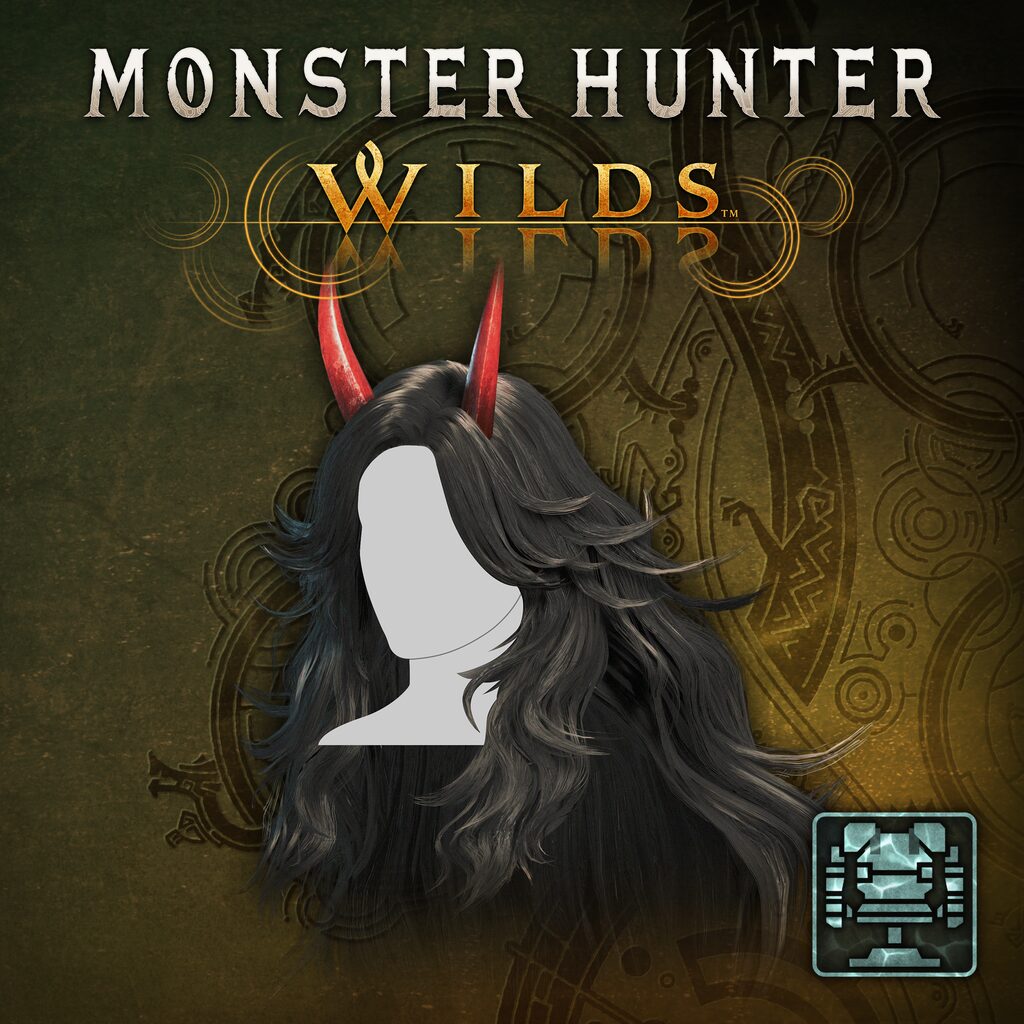 Monster Hunter Wilds - Hunter Layered Armor: Oni Horns Wig