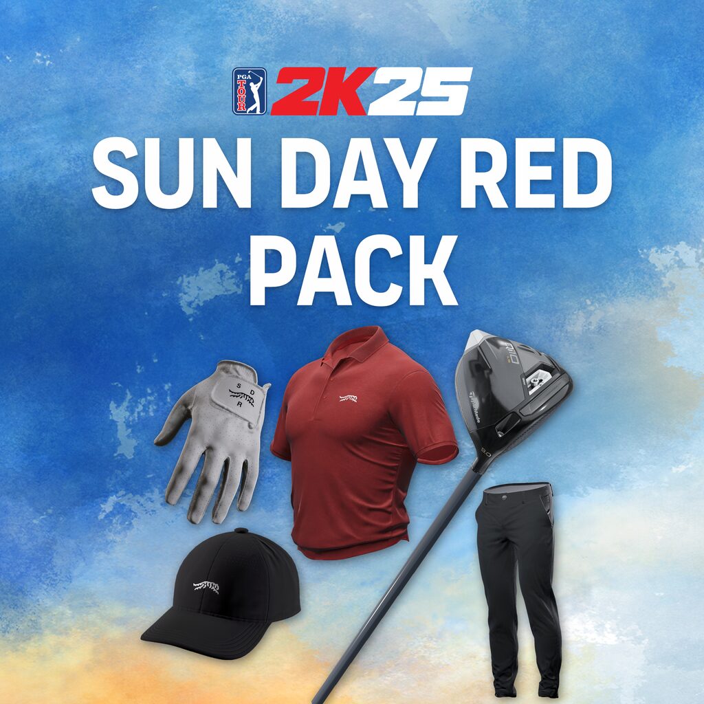 PGA TOUR 2K25 Sun Day Red Pack
