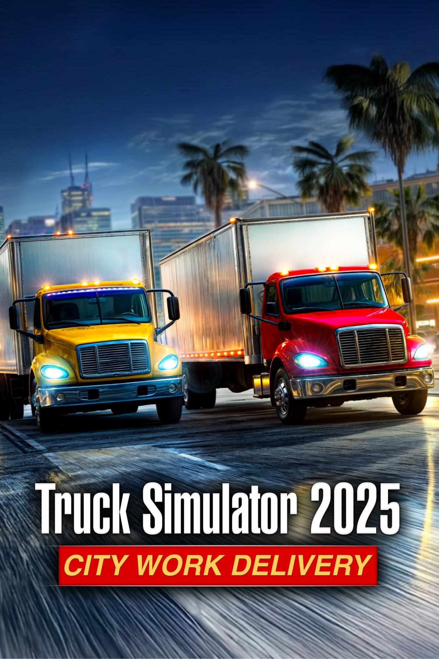 モンスタートラック　コレクター必見！ゲーム機 Truck Simulator 2025: City Work Delivery