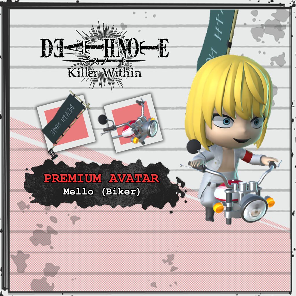DEATH NOTE Killer Within - Premium Avatar: Mello (Biker)