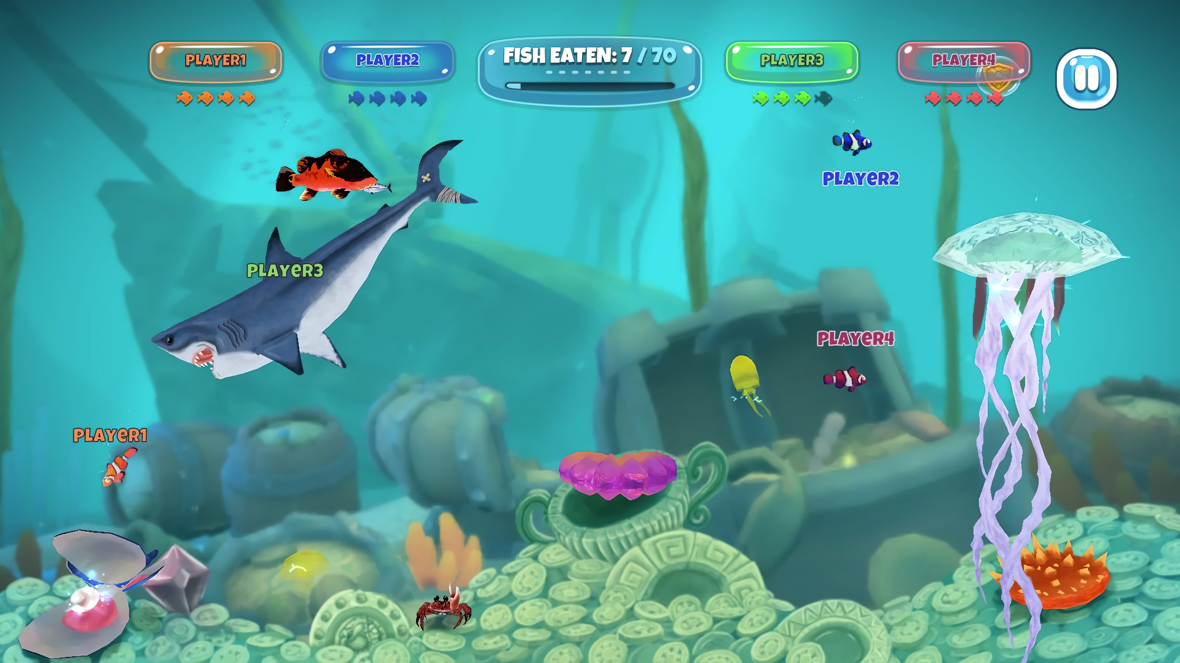 #7. SHARK! SHARK! (PlayStation) بواسطة: BBG Entertainment GmbH