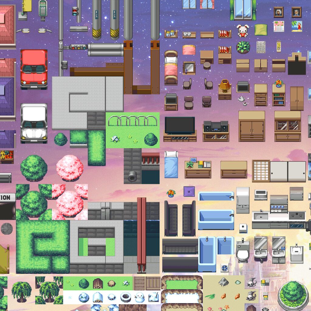 RPG MAKER WITH - DS+ Map & Music Pack