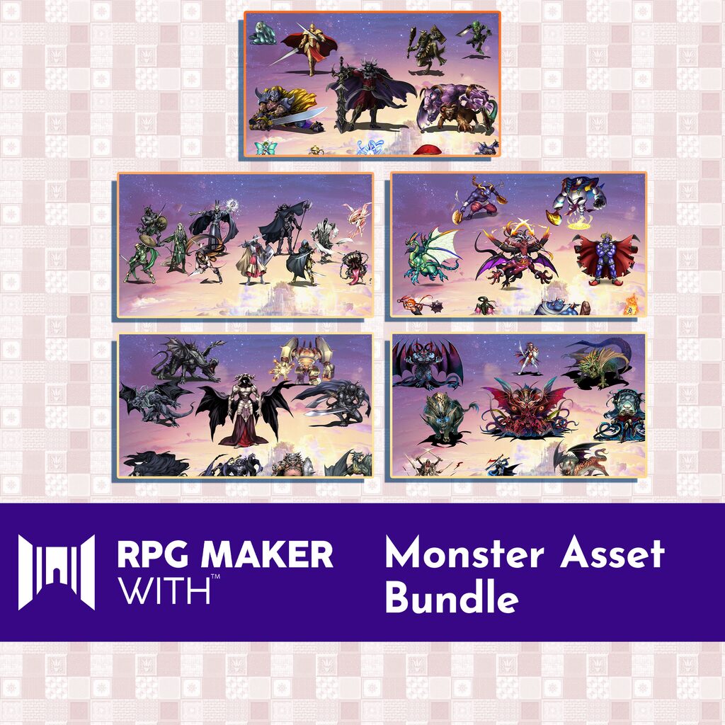RPG MAKER WITH - Monster Asset Bundle