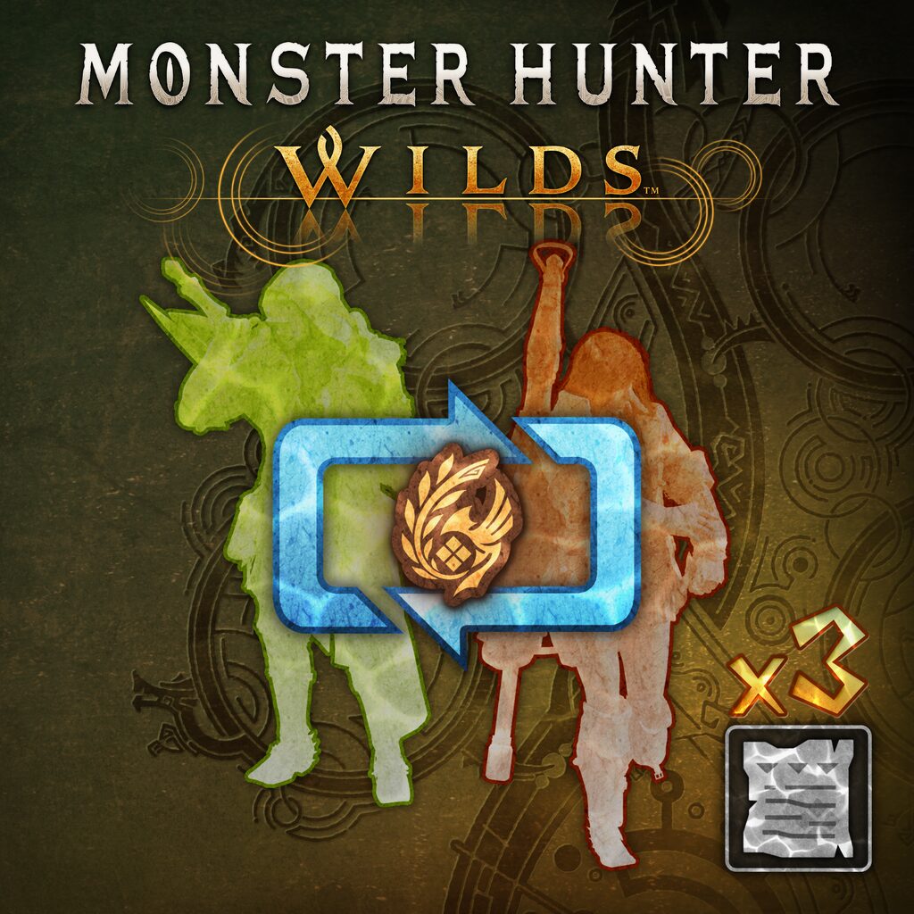 Monster Hunter Wilds - Character Edit Voucher: Three-Voucher Pack