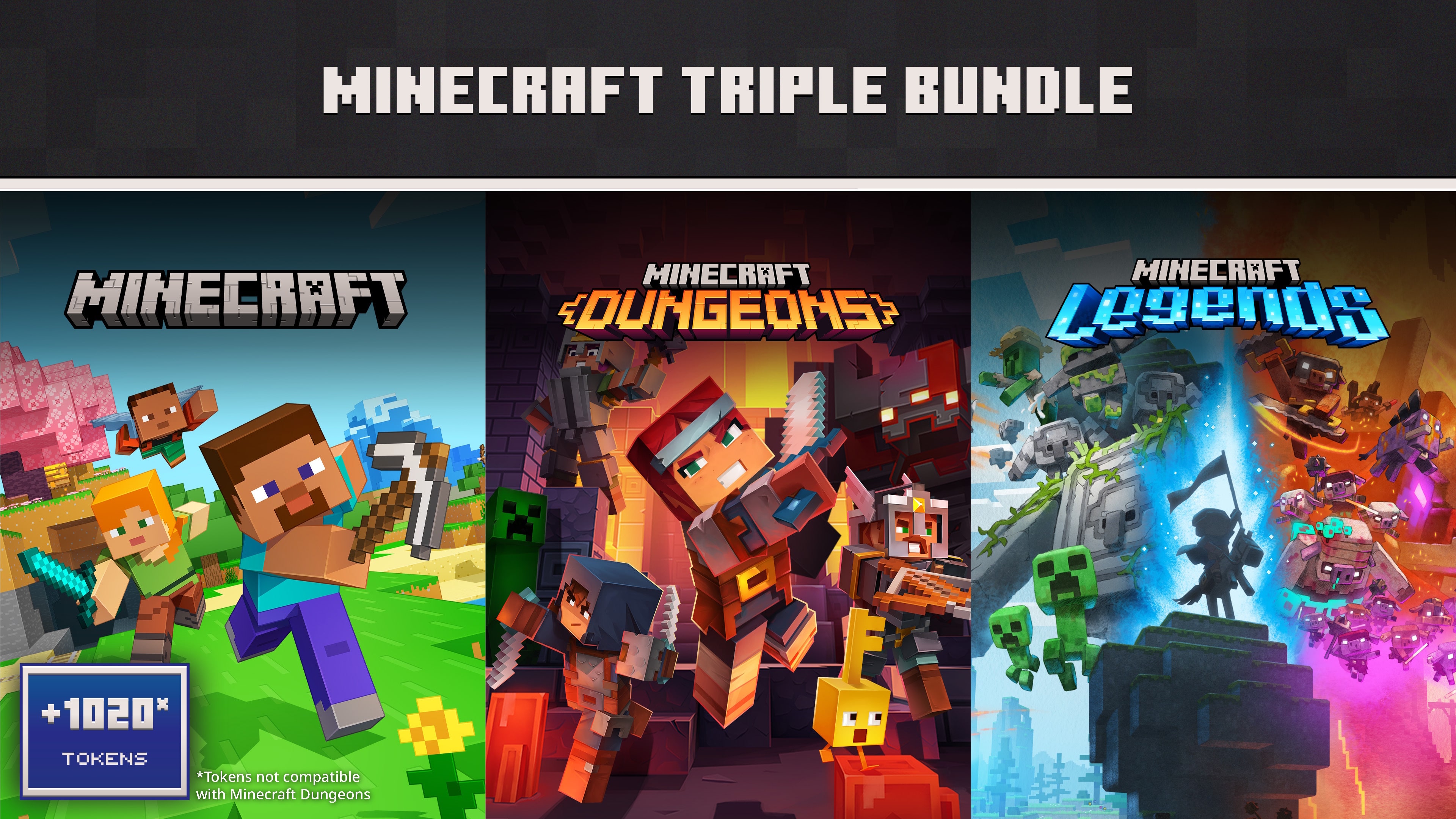 Tredobbelt Minecraft-bundle