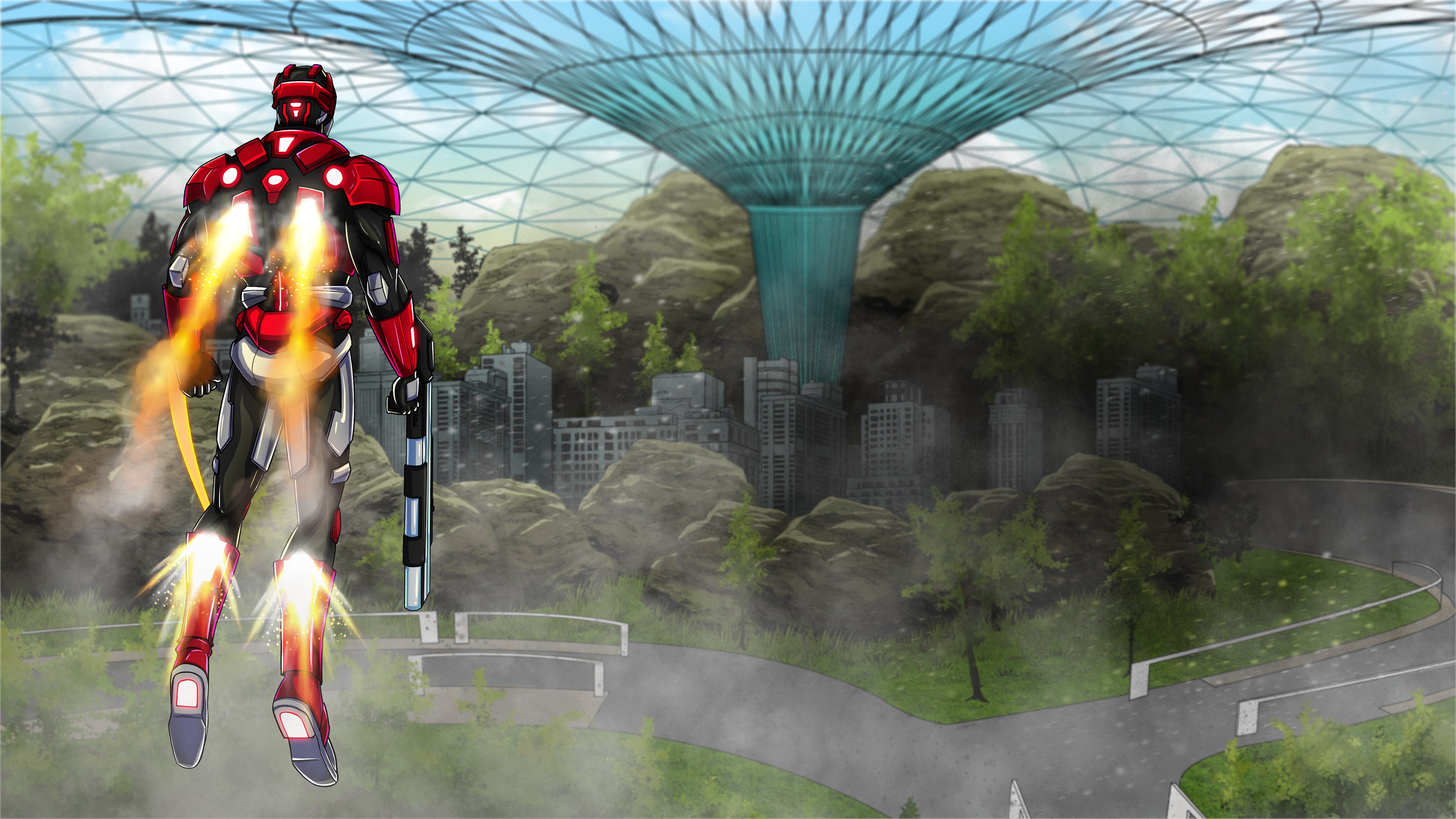 Exo Mayhem: Open-World Supervillain Simulator