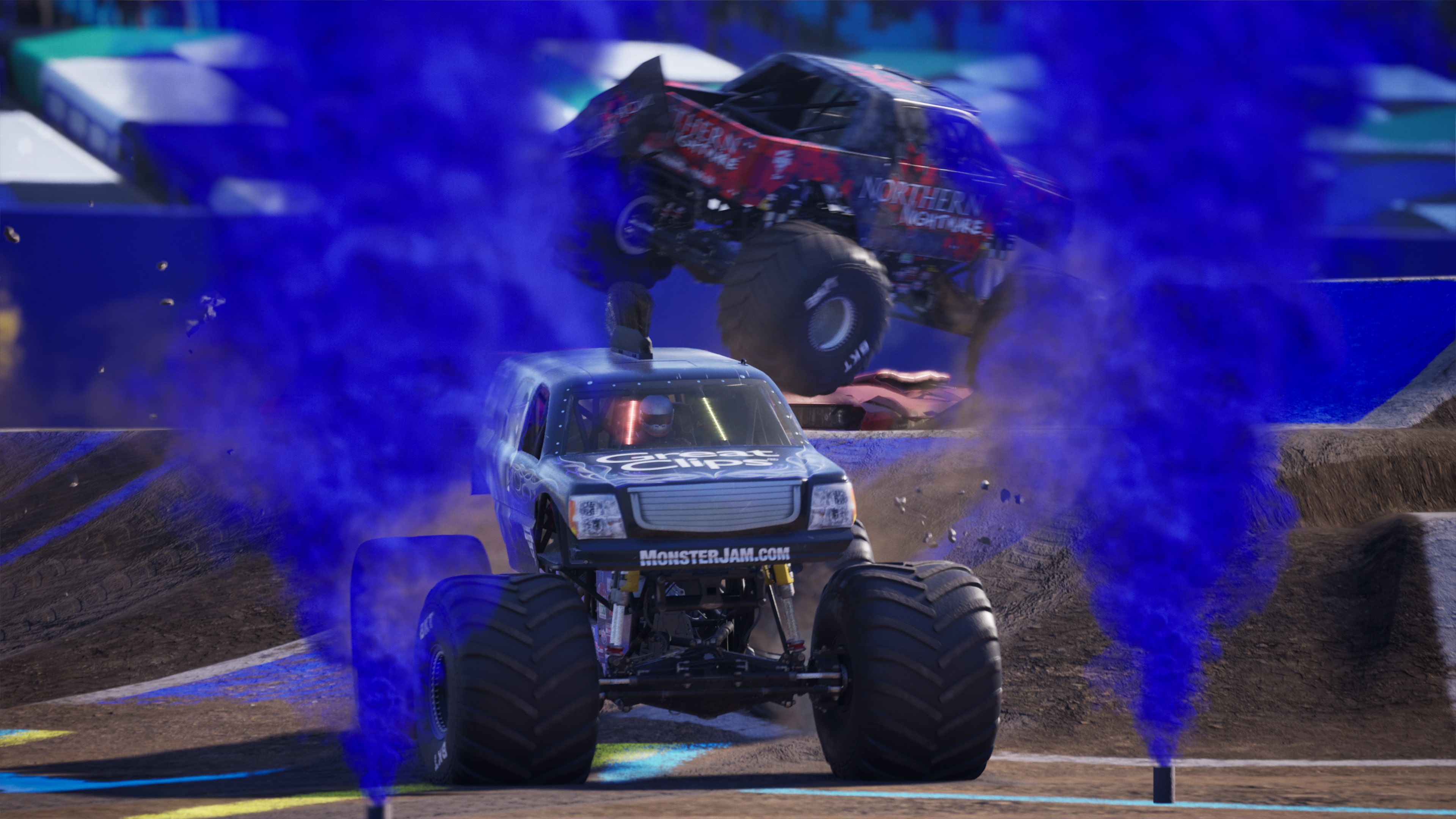 #7. Monster Energy Supercross 25 X Monster Jam™ Showdown - Dirt Master Edition (PlayStation) De: Milestone