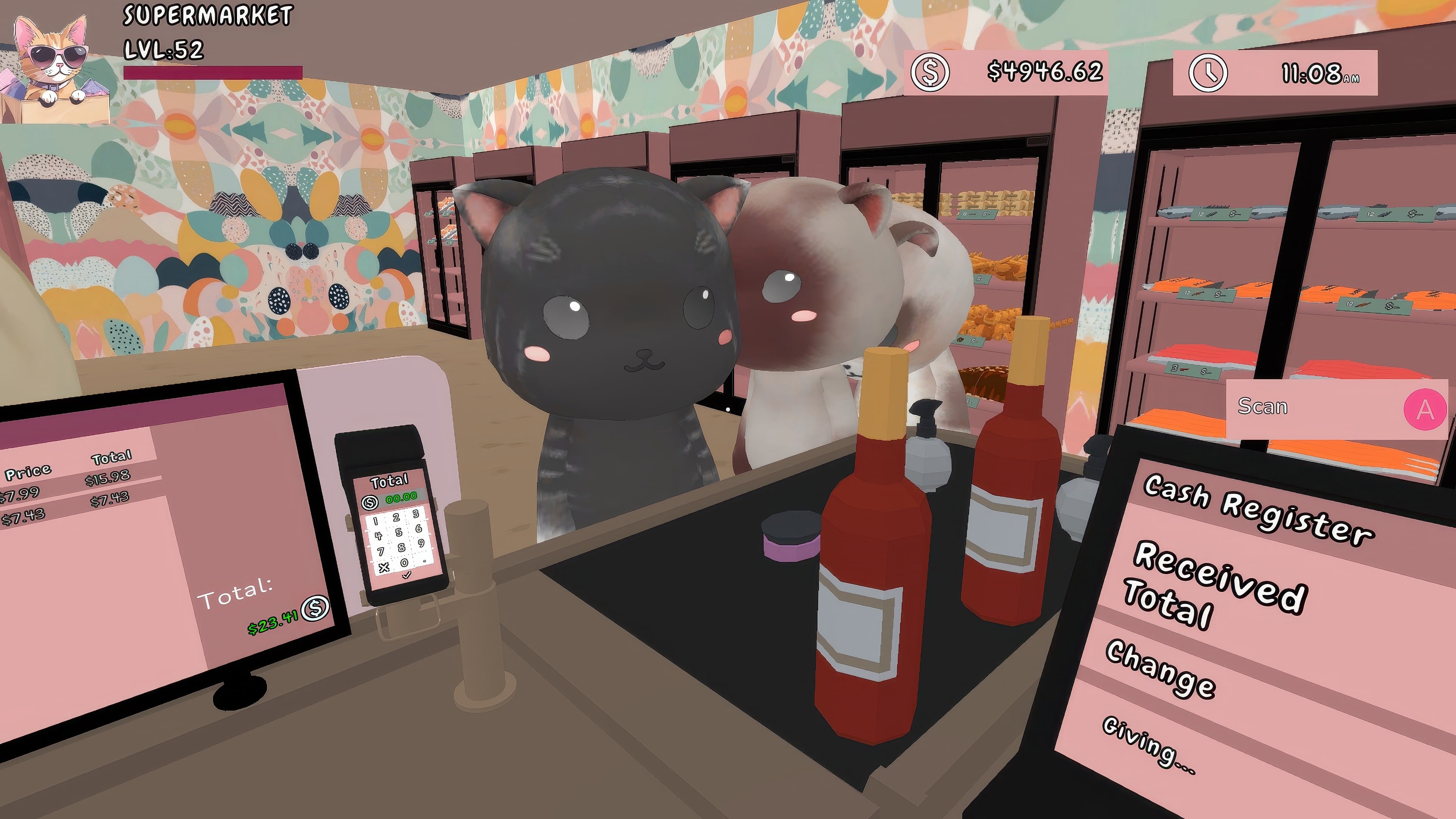 #4. Cat MeowMart: Supermarket Simulator (PlayStation) 作者: CGI LAB SRL