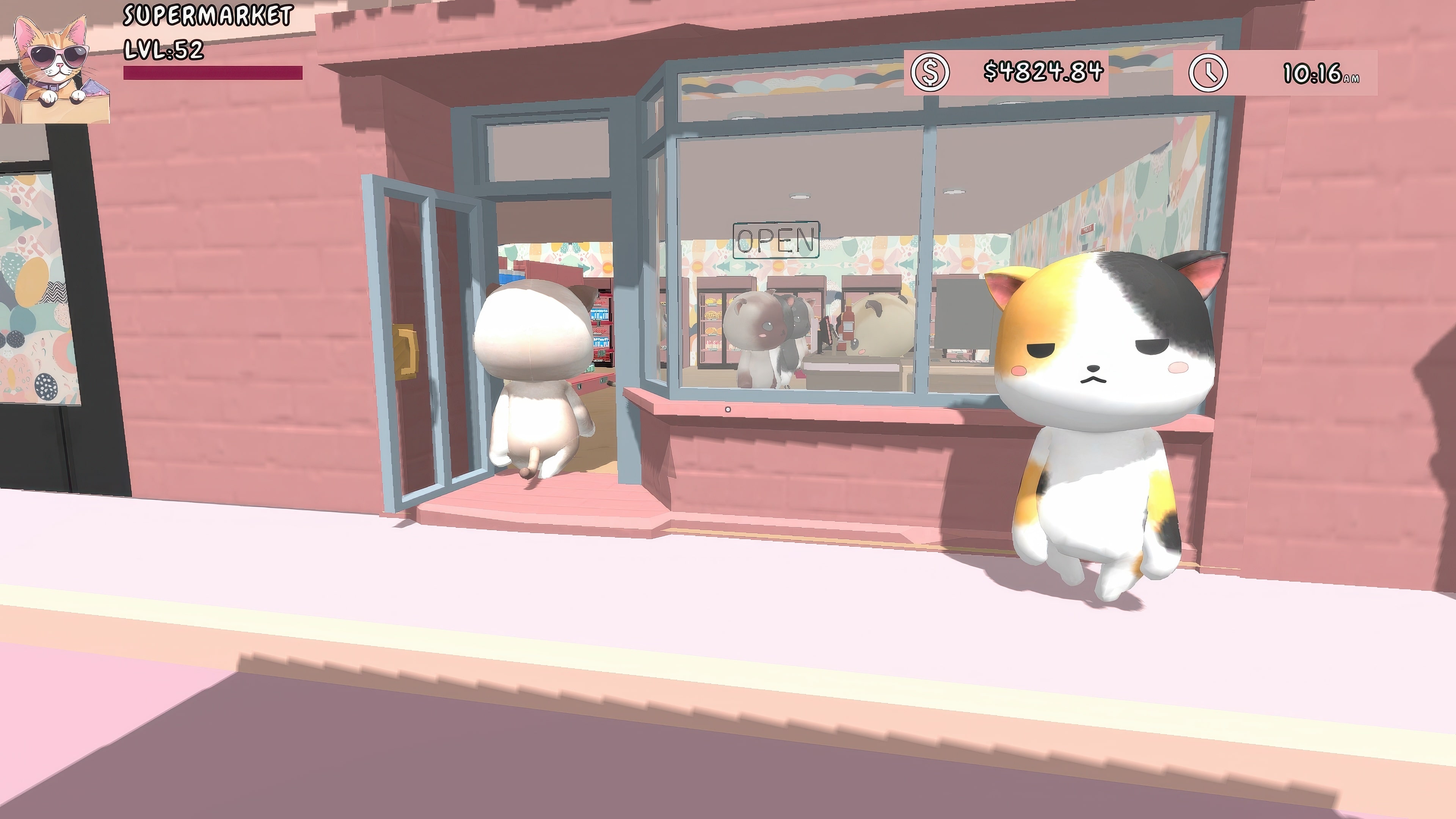 #1. Cat MeowMart: Supermarket Simulator (PlayStation) 作者: CGI LAB SRL