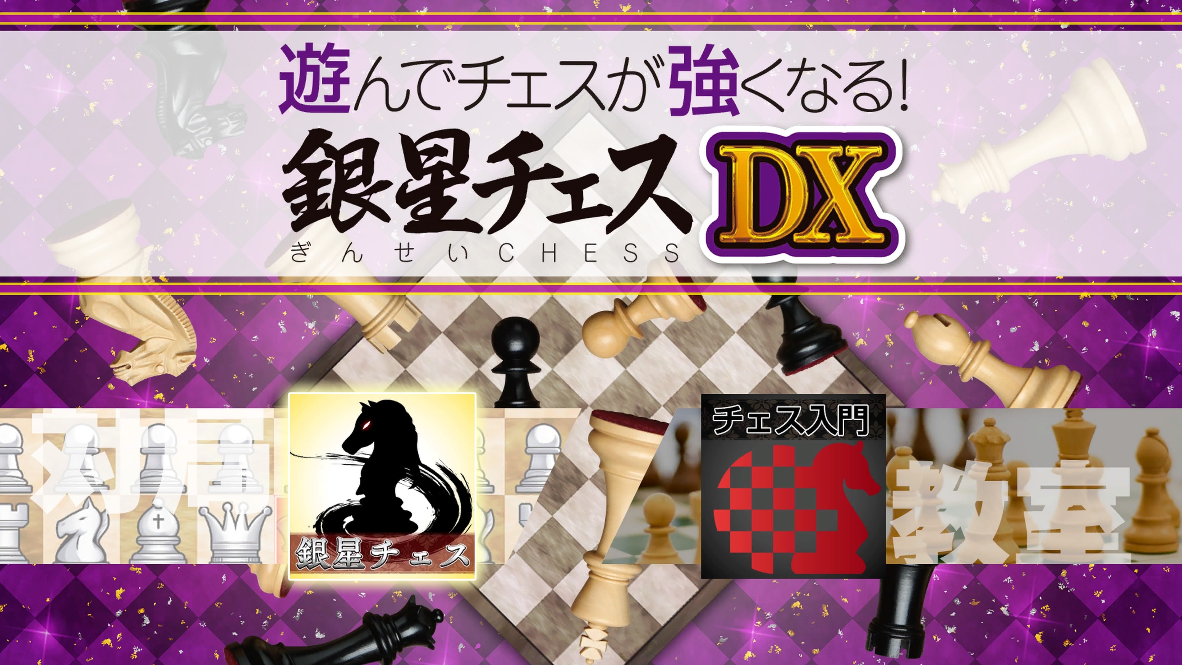 遊んでチェスが強くなる！ 銀星チェスDX