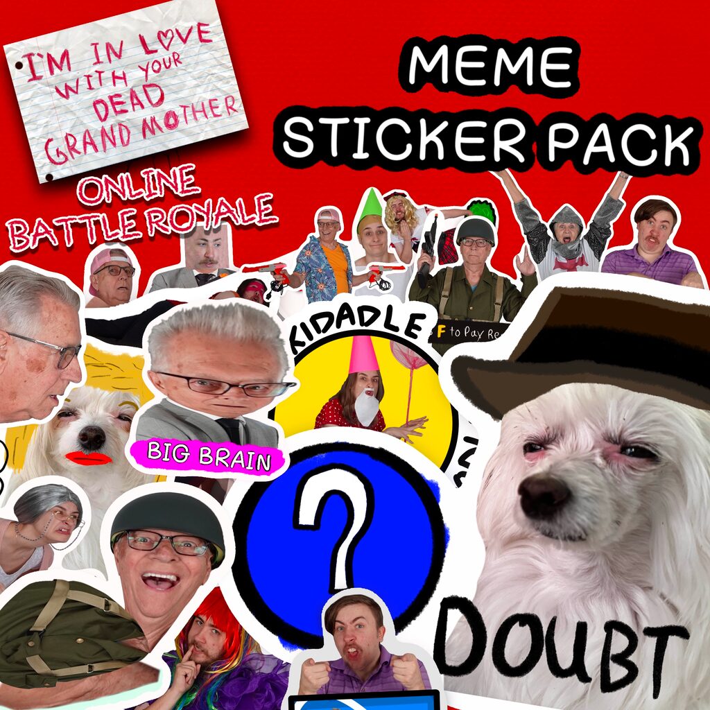 Meme Sticker Pack - Emotes DLC - I'm in Love With Your Dead Grandmother: Online Battle Royale