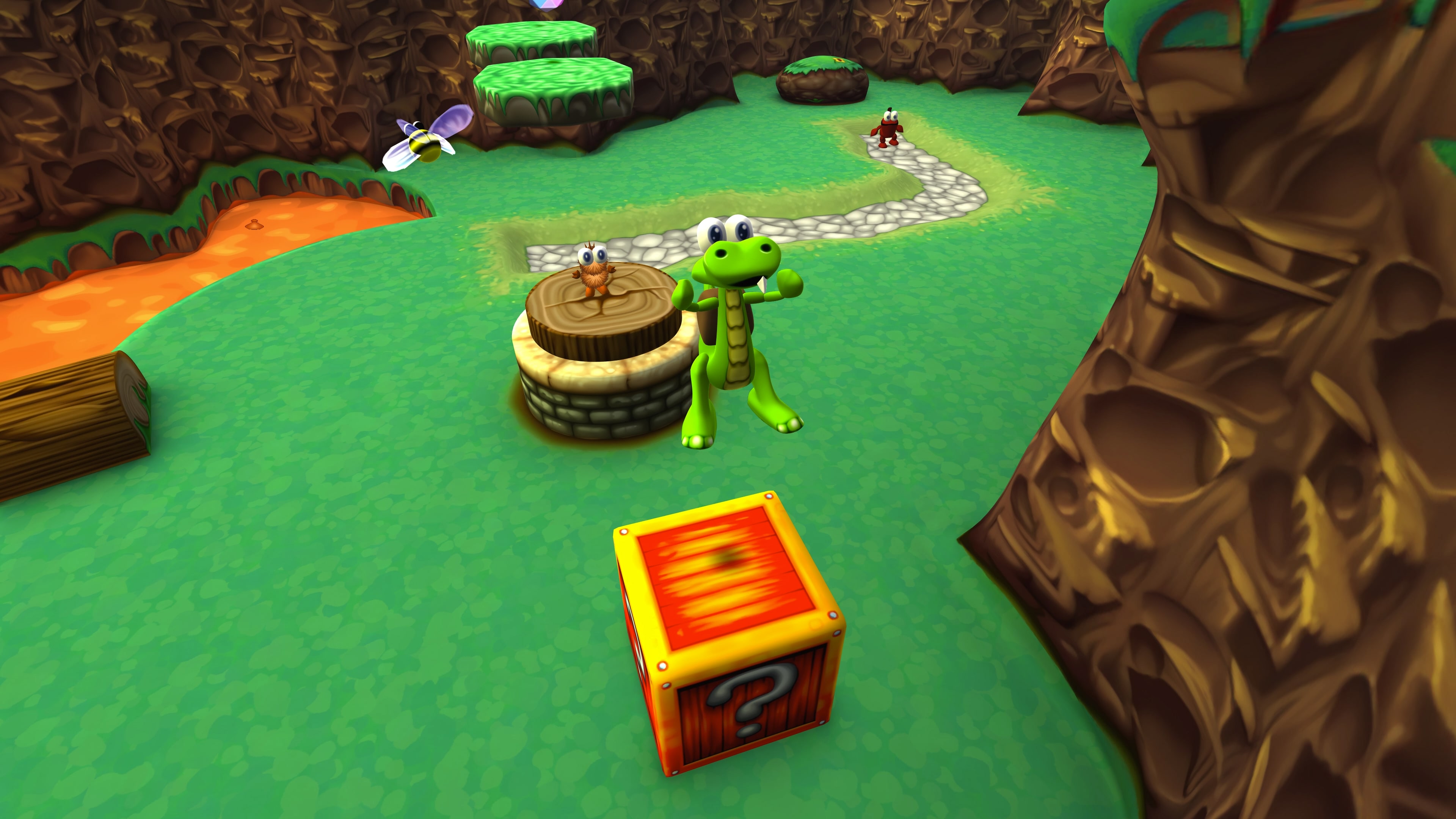 #7. Croc Legend of the Gobbos (PlayStation) بواسطة: Argonaut Games, Inc.