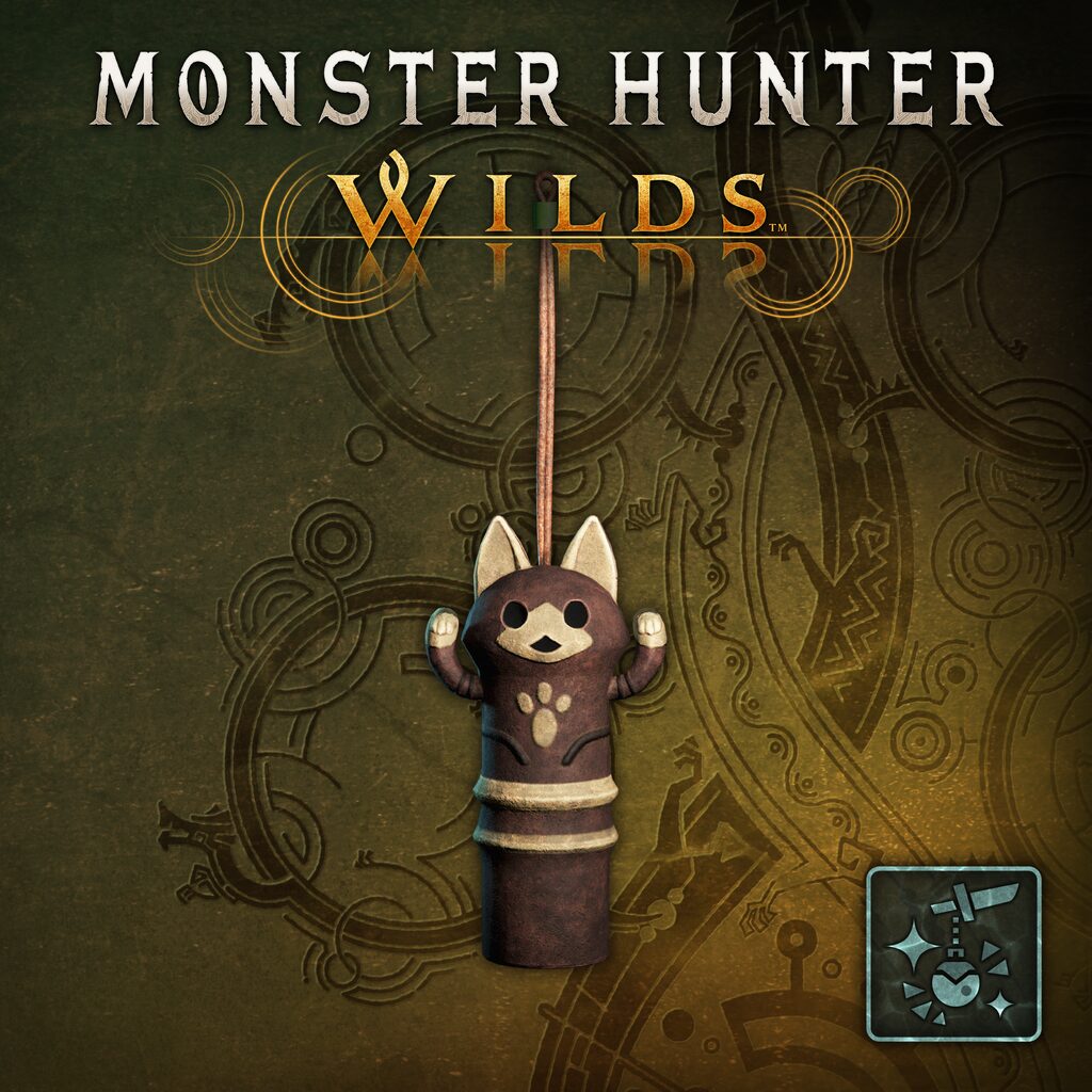 Monster Hunter Wilds - Pendant: Stretched Black Cat