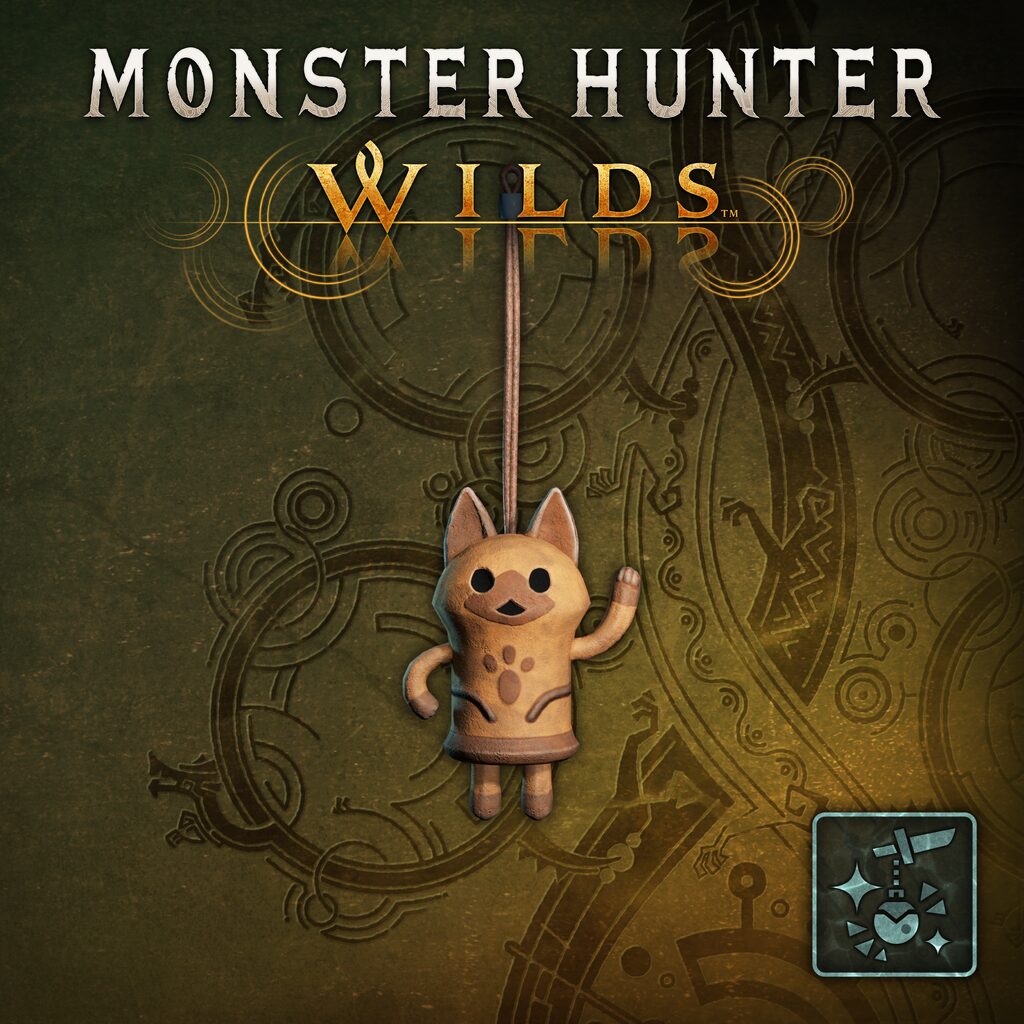 Monster Hunter Wilds - Pendant: Dancing White Cat