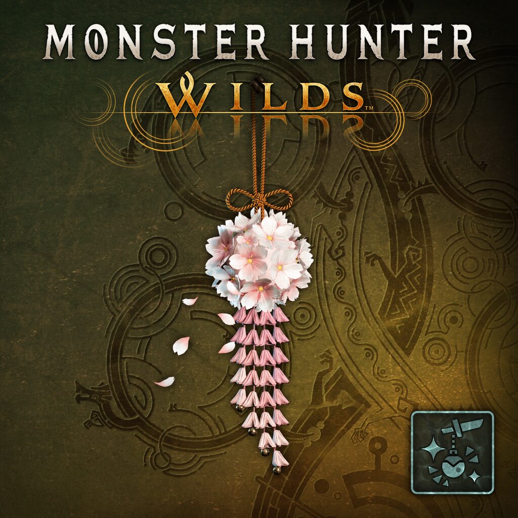 Monster Hunter Wilds - Pendant: Sakura Posy: White