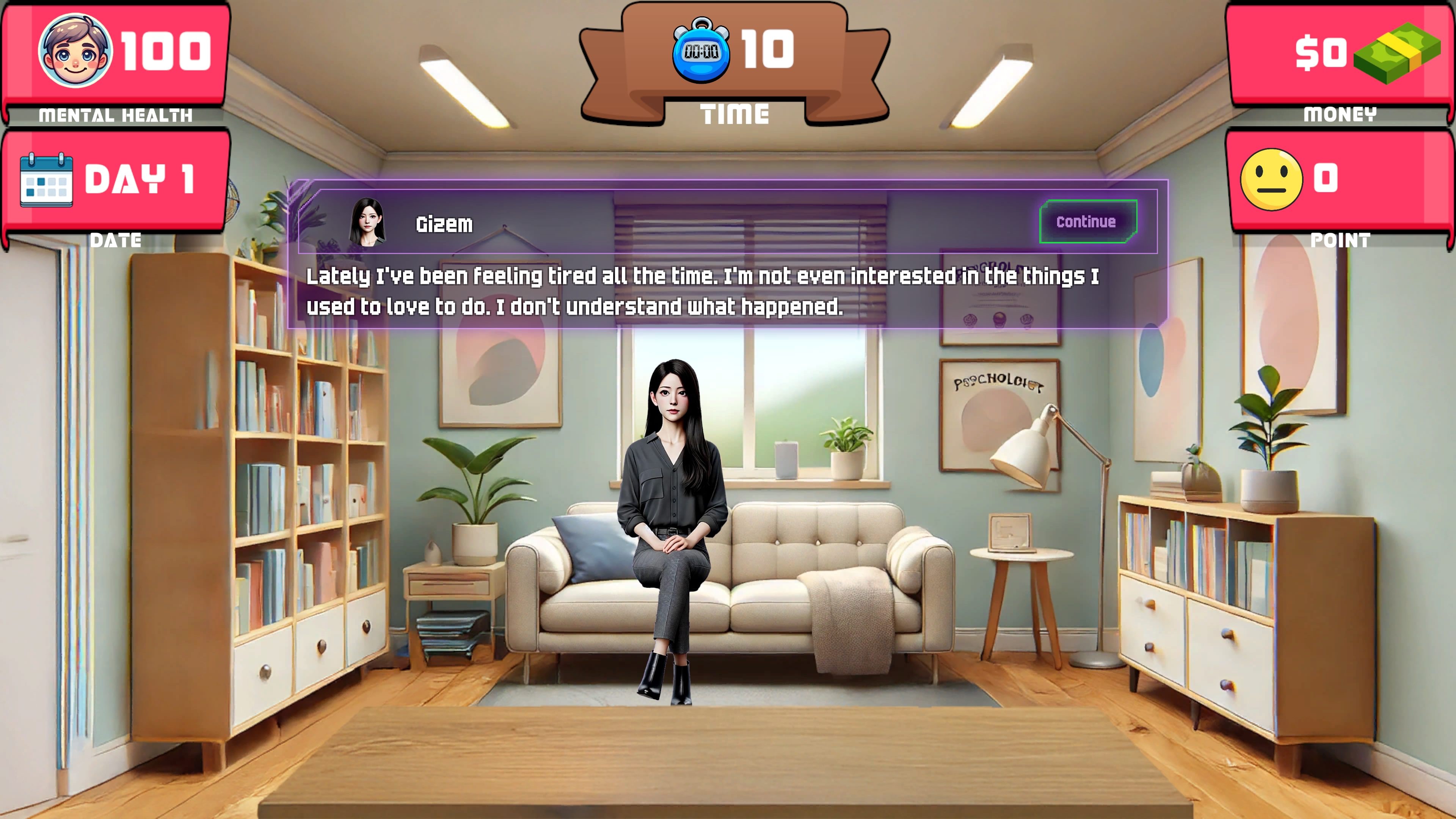 #5. Therapist Simulator (PlayStation) Podle: Kanuni games oyun YAZILIM VE Pazarlama Ticaret limited Sirketi