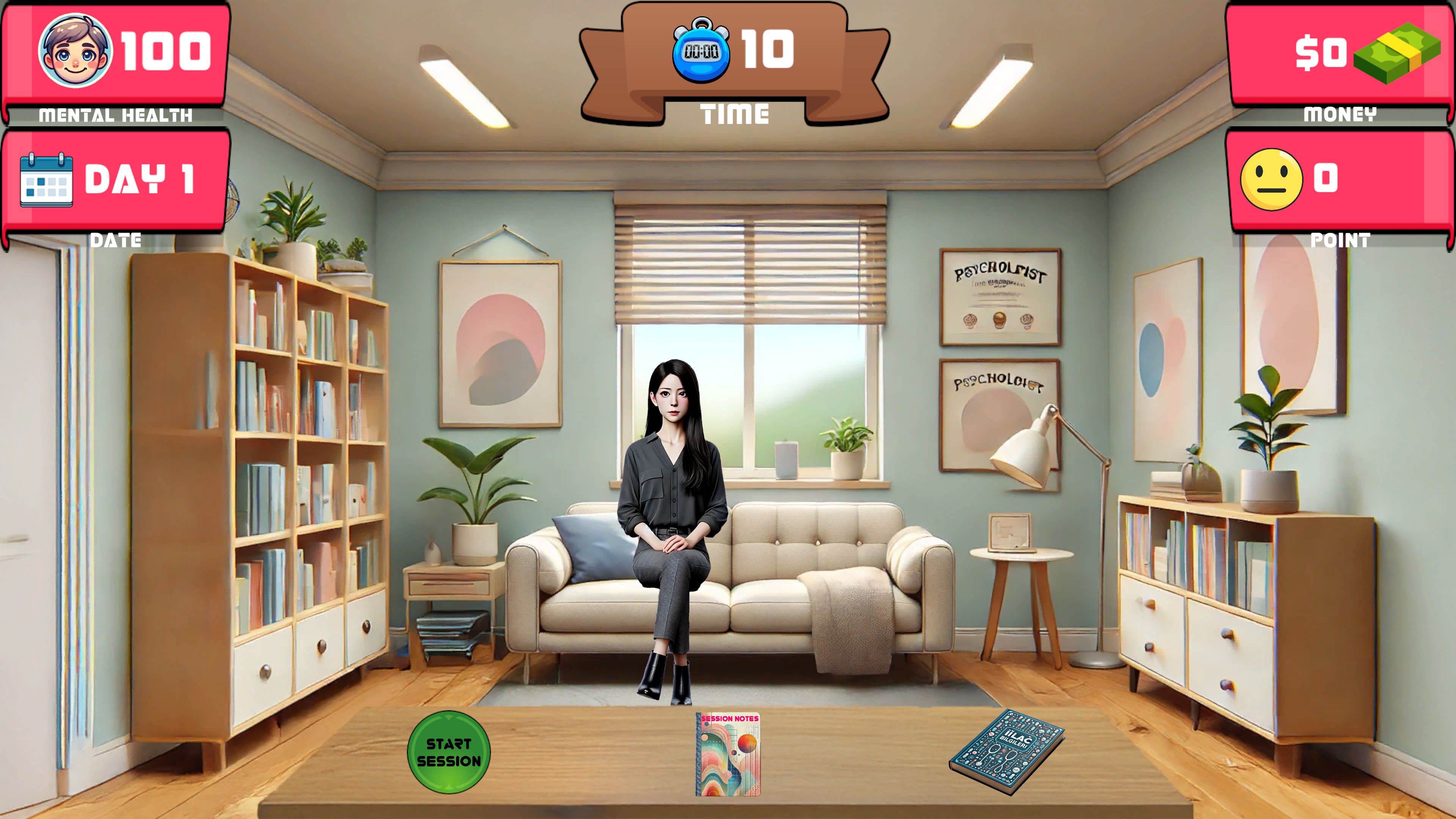 #3. Therapist Simulator (PlayStation) Podle: Kanuni games oyun YAZILIM VE Pazarlama Ticaret limited Sirketi