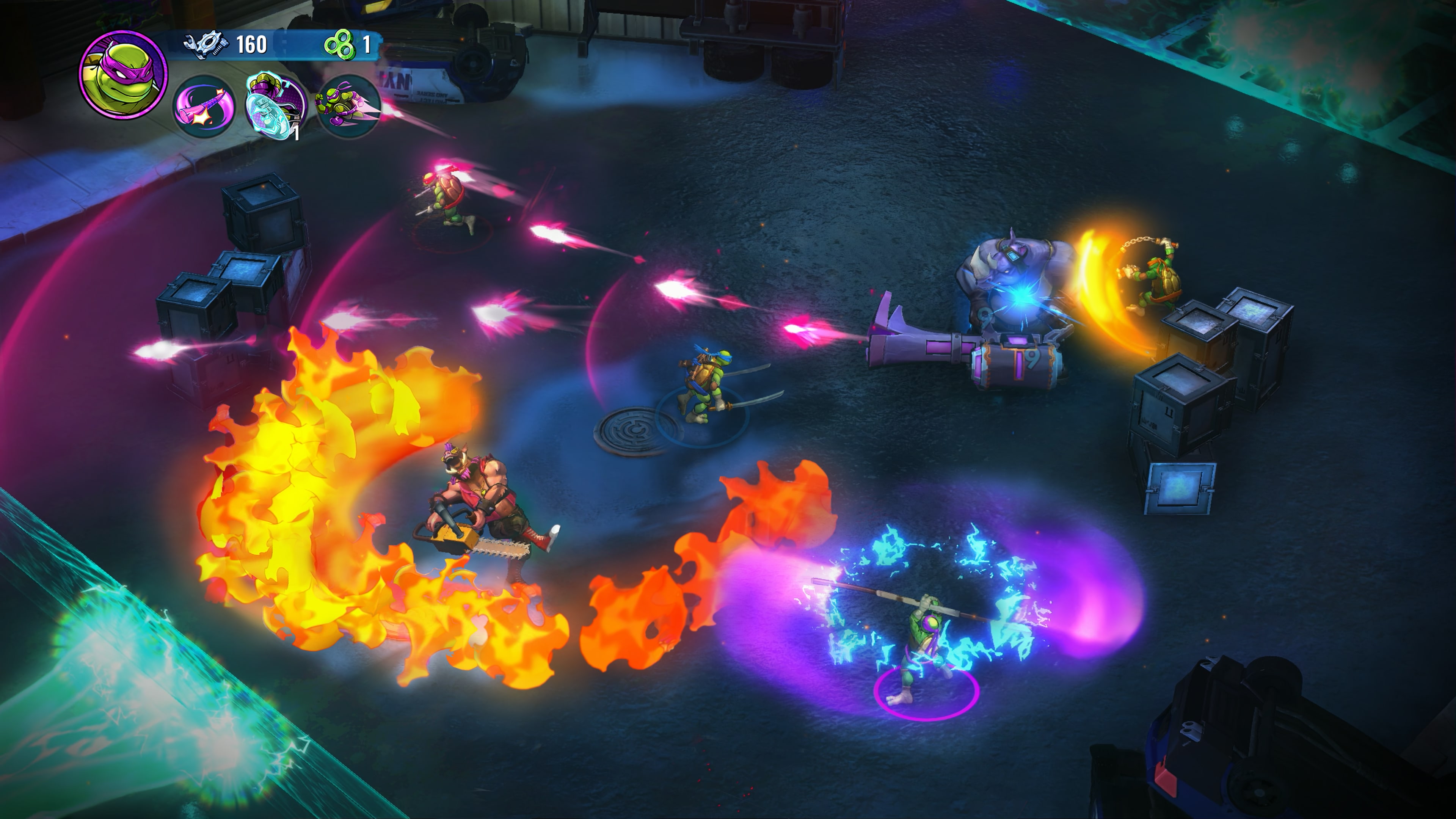 #1. Teenage Mutant Ninja Turtles: Splintered Fate (PlayStation) โดย: Super Evil Mega Corp.