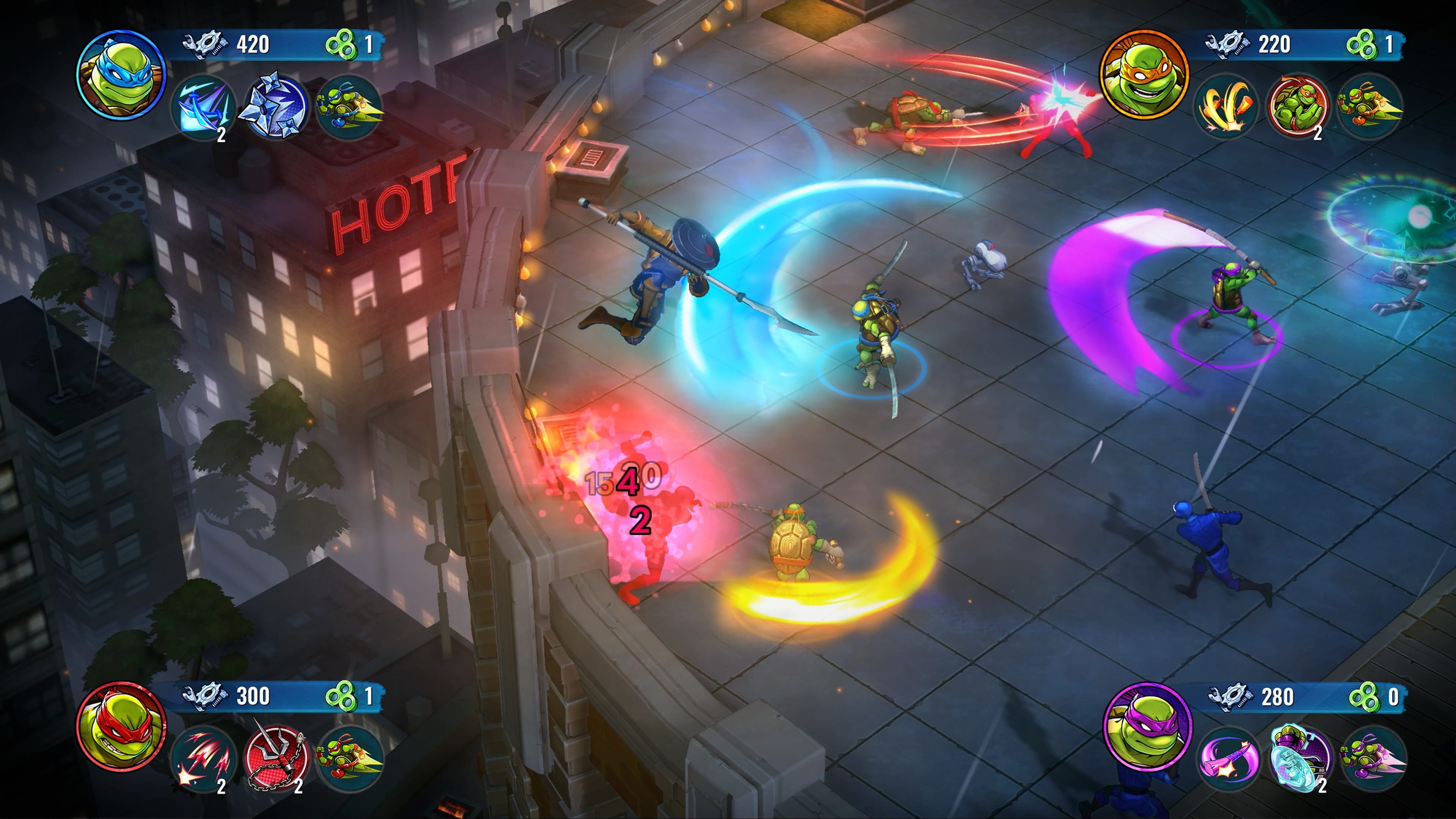 #2. Teenage Mutant Ninja Turtles: Splintered Fate (PlayStation) โดย: Super Evil Mega Corp.