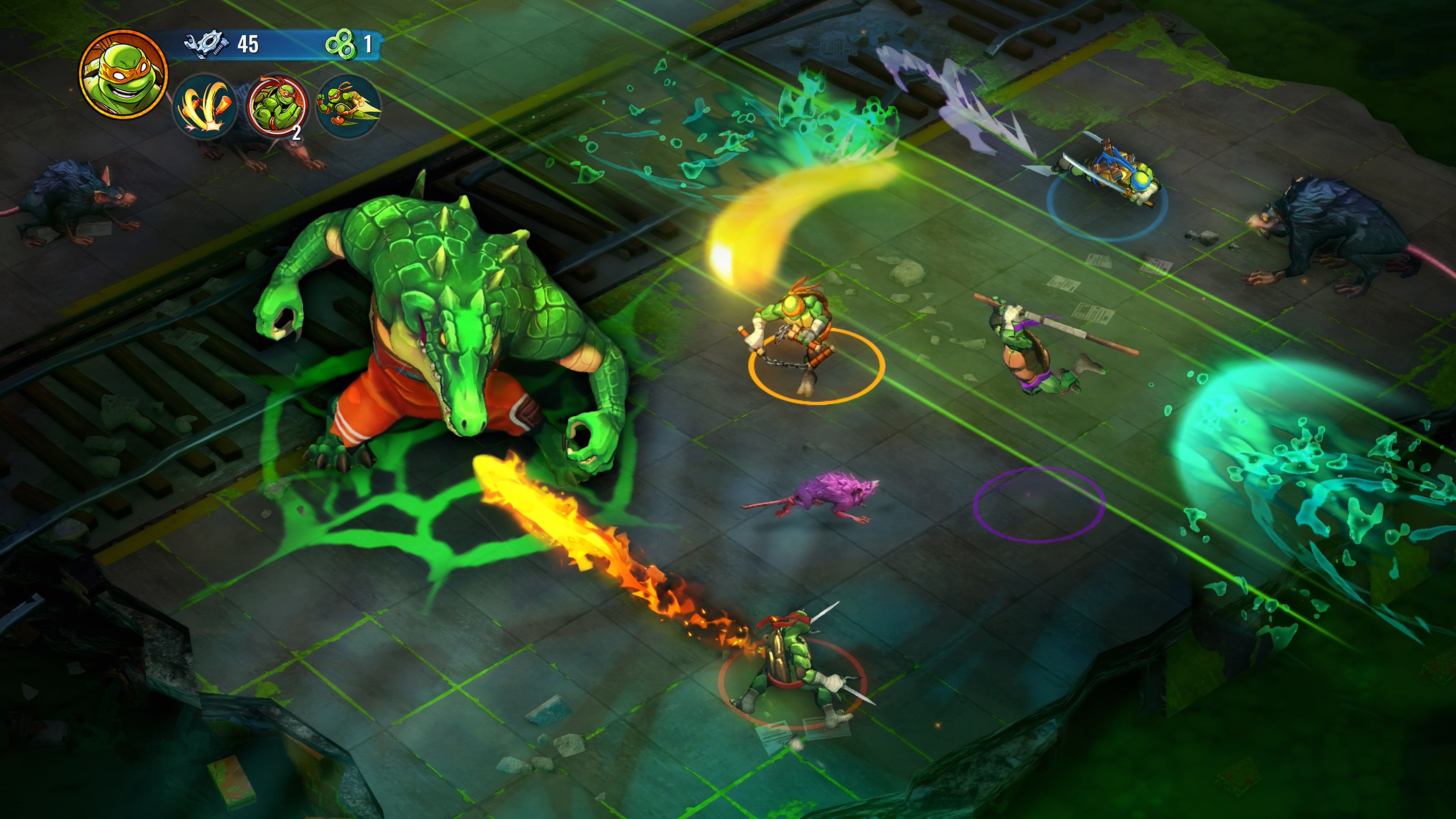 #6. Teenage Mutant Ninja Turtles: Splintered Fate (PlayStation) โดย: Super Evil Mega Corp.