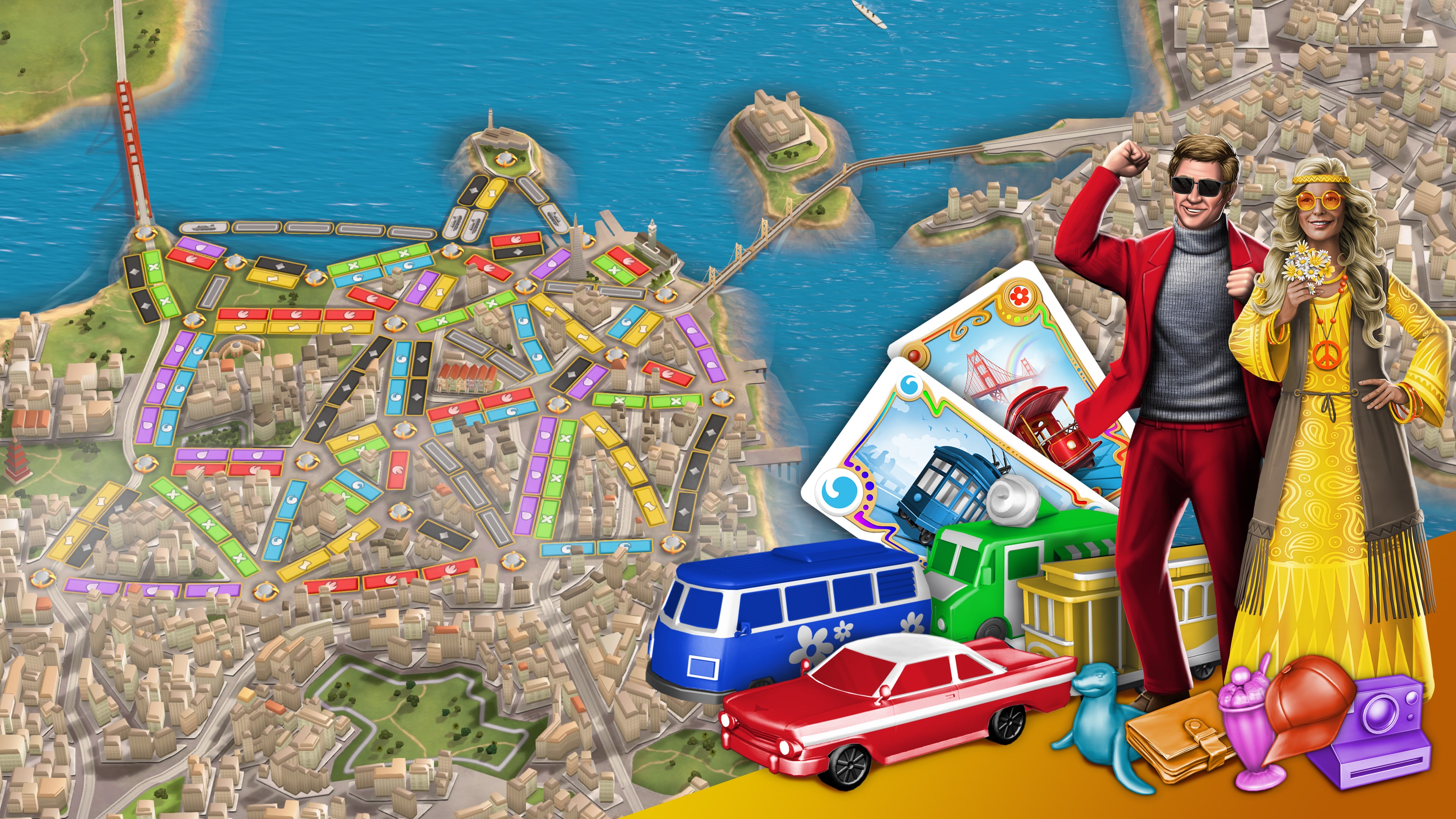 Les Aventuriers du Rail®: Extension Ville de San Francisco