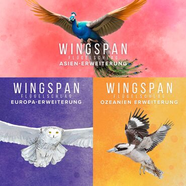 Wingspan (Flügelschlag) - Europa + Ozeanien + Asien PS4 & PS5