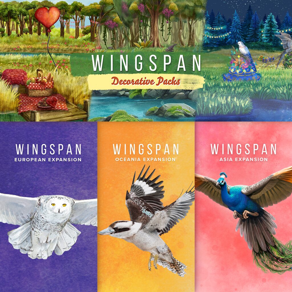 Wingspan - European + Oceania + Asia + Decorative Packs PS4 & PS5