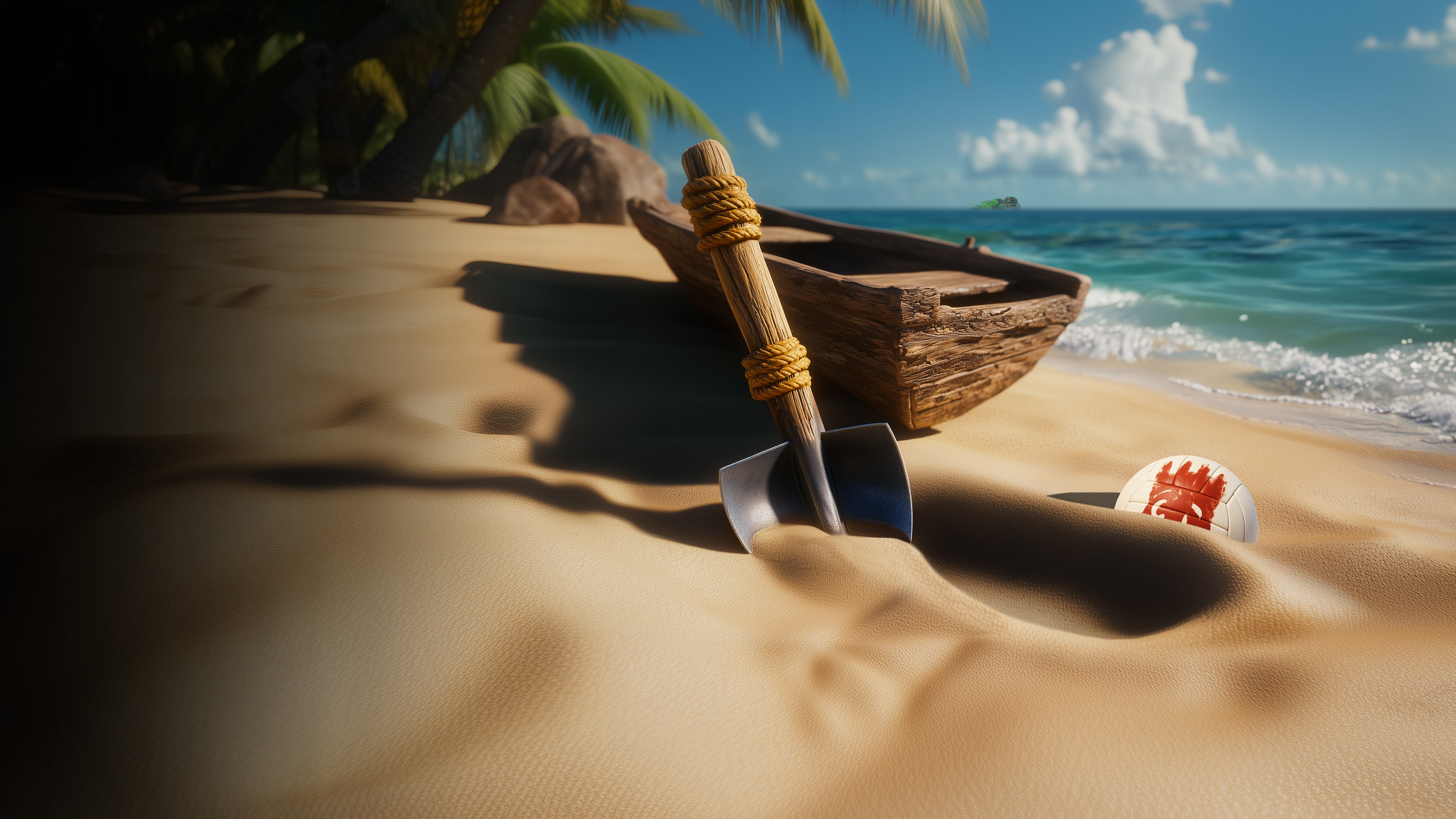 Hole Digging Beach Simulator