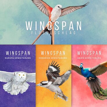 Wingspan (Flügelschlag) + Europa + Ozeanien + Asien PS4 & PS5