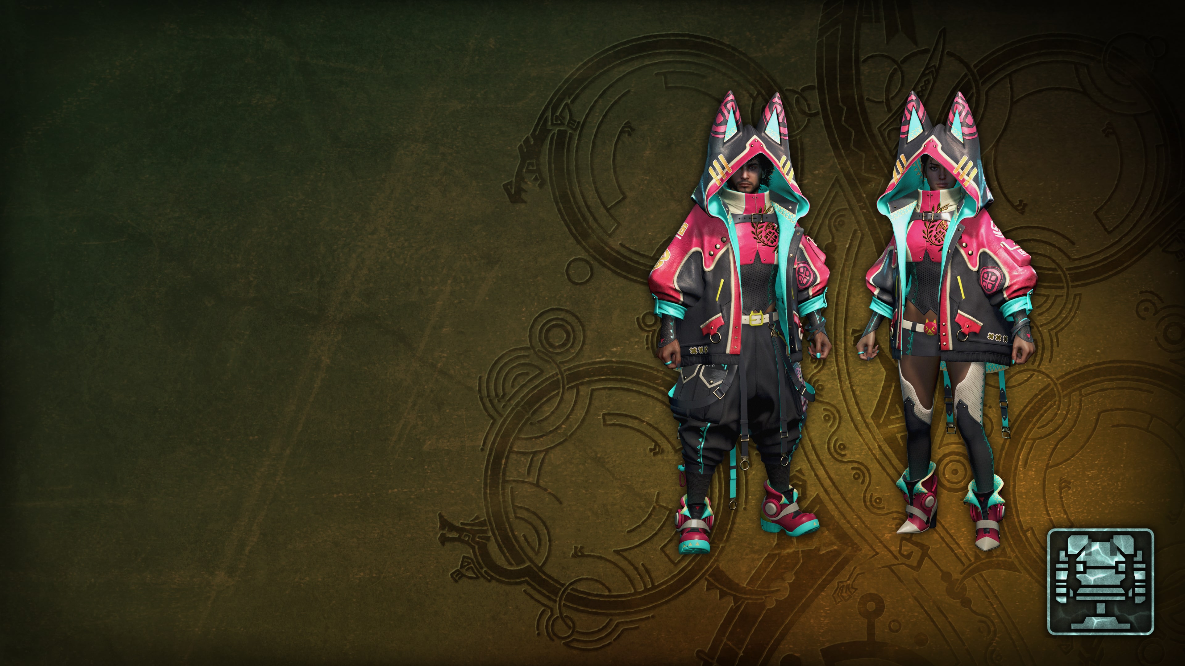 Monster Hunter Wilds - Hunter Layered Armor Set: Cypurrpunk