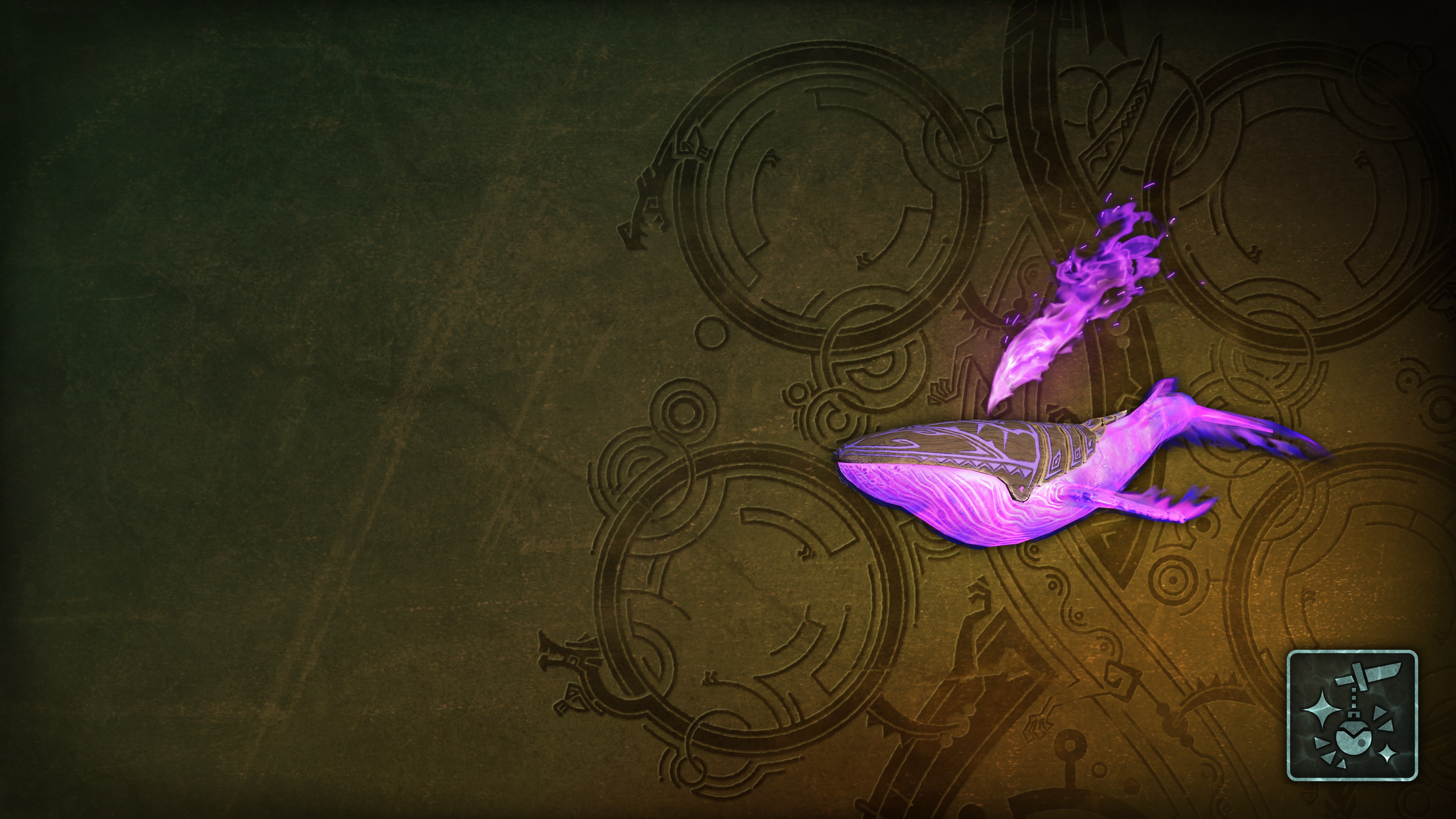 Monster Hunter Wilds - Colgante: Espíritu chisparranda morado