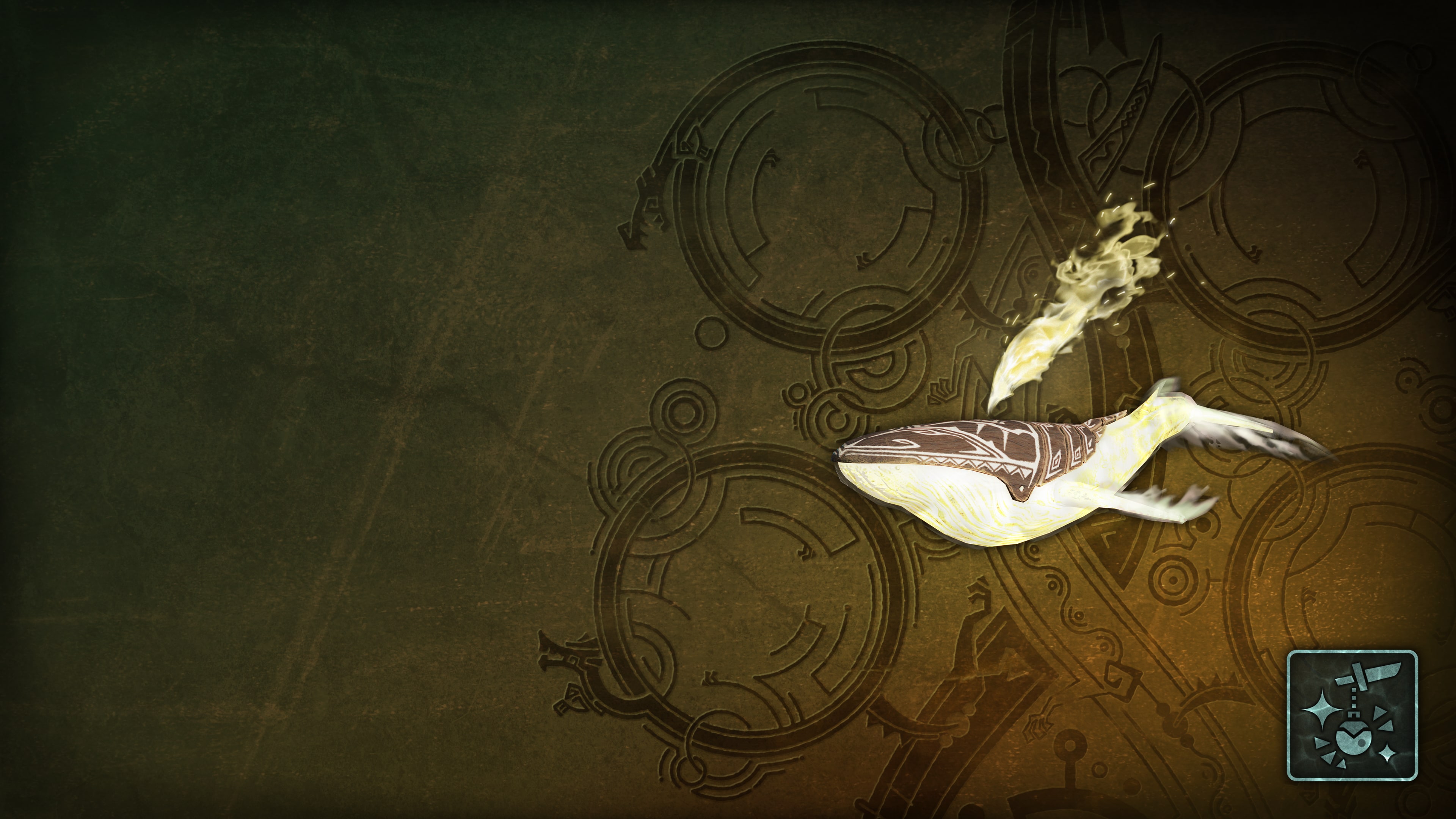 Monster Hunter Wilds - Colgante: Espíritu chisparranda blanco