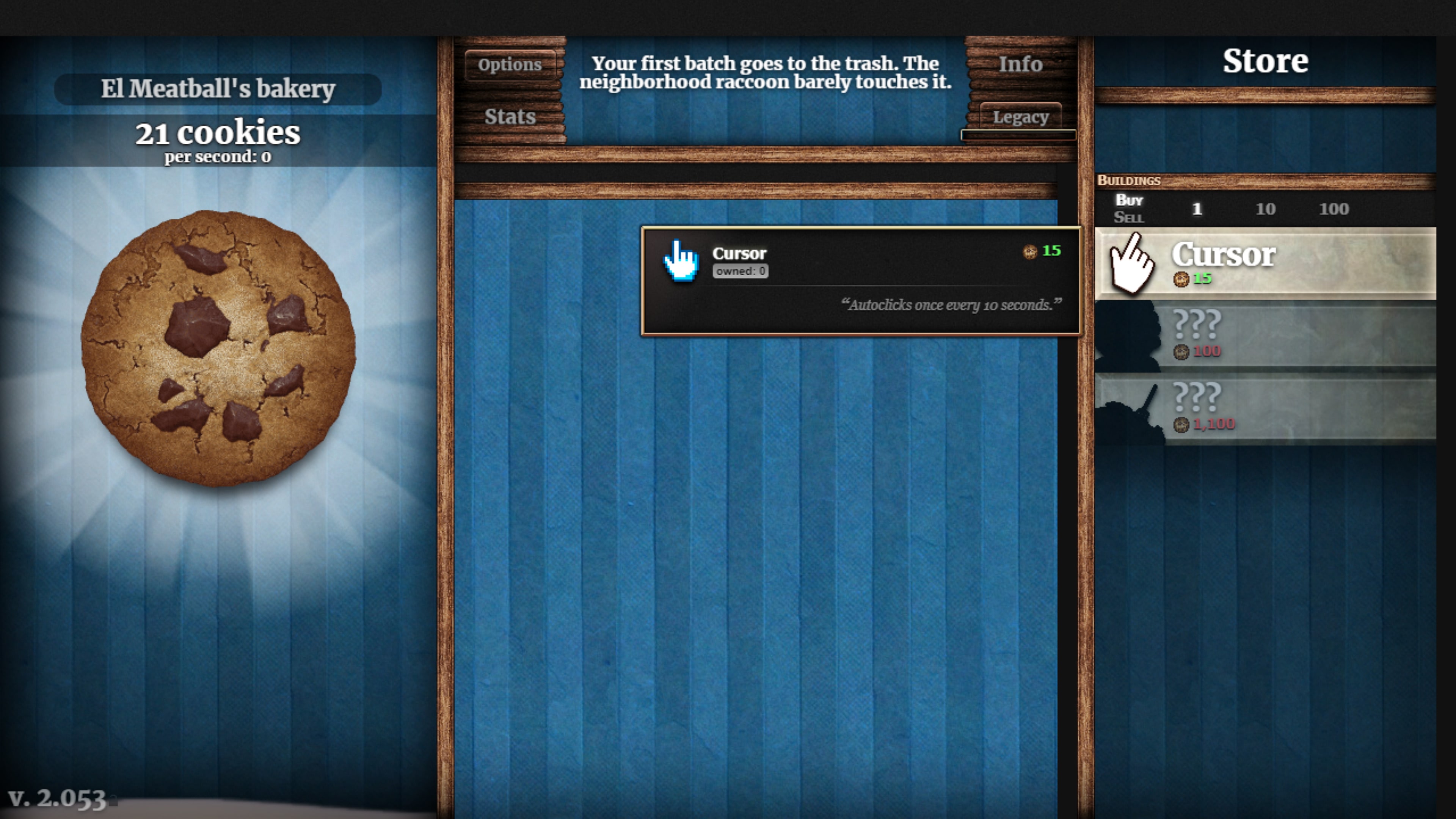 #1. Cookie Clicker (PlayStation) Podle: Playsaurus Inc.